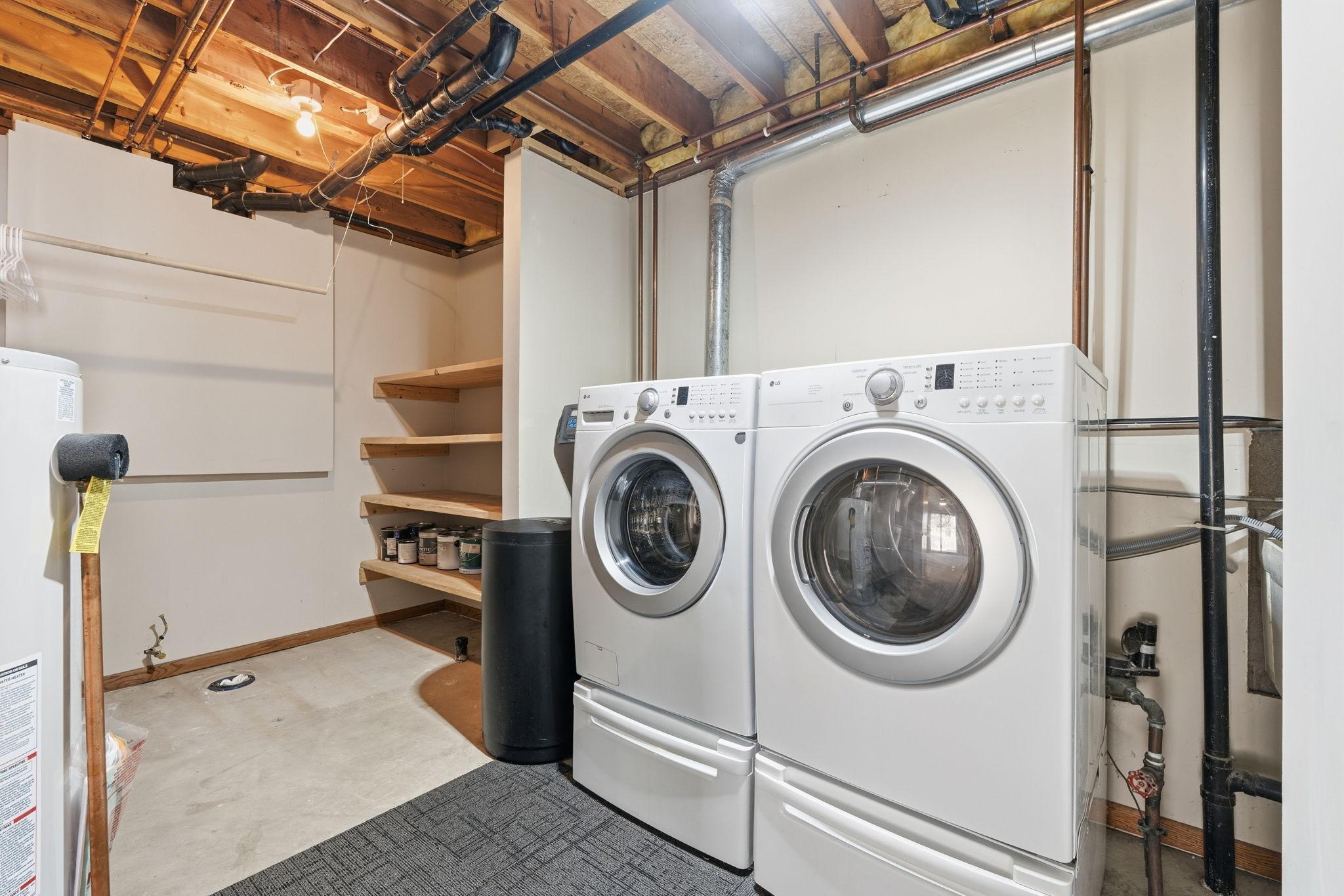 Laundry + Storage and Rough in for Toilet