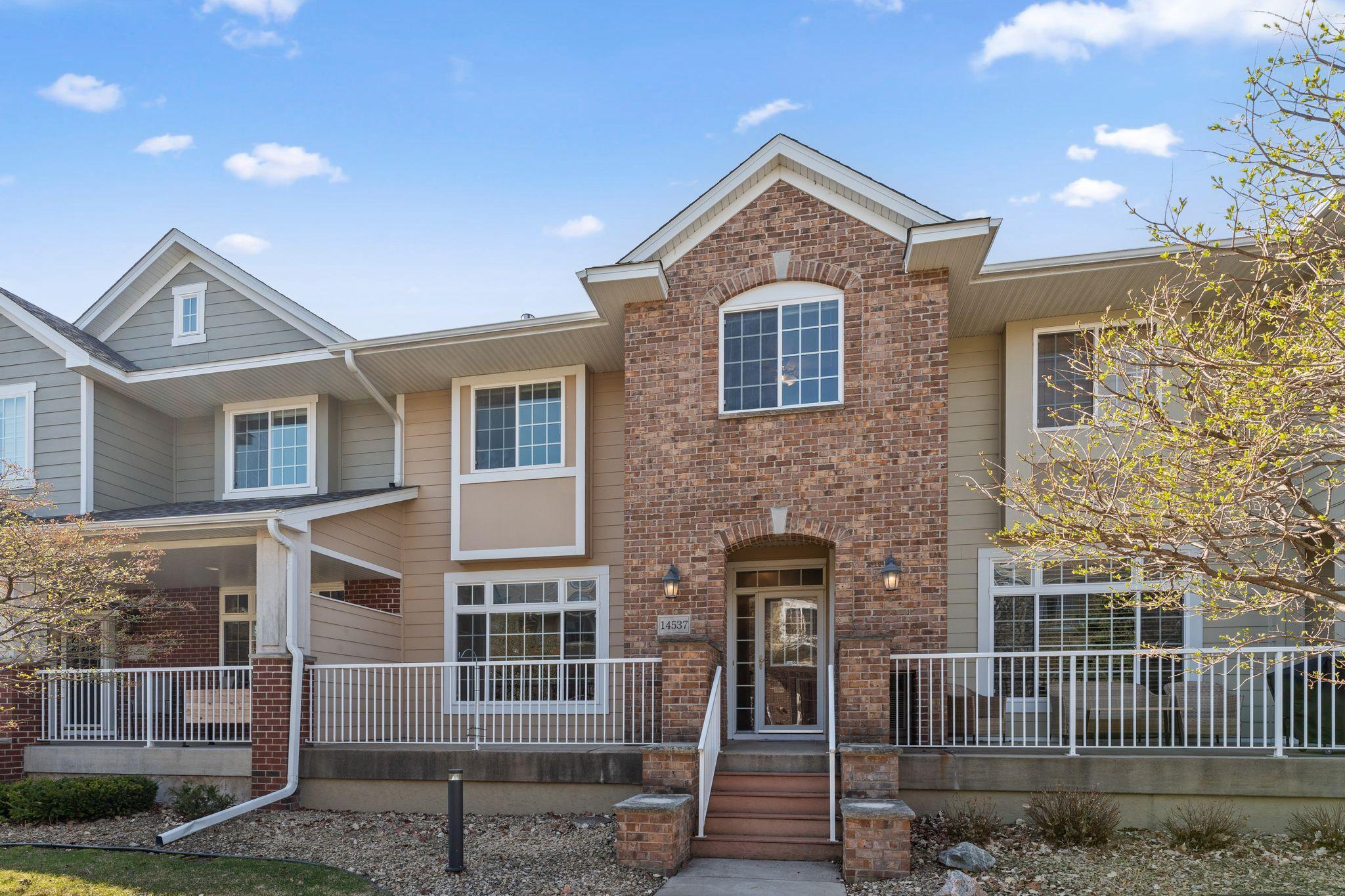 Front View of Home with large front porch