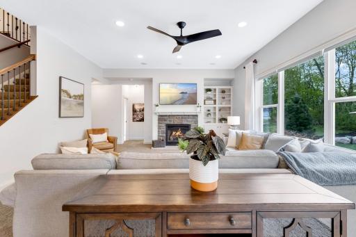Home is spacious with lots of natural light