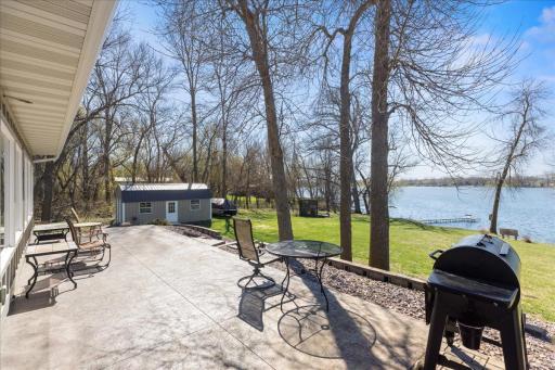 Commanding southern views of the water from your patio!