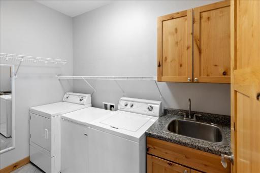 Laundry room.