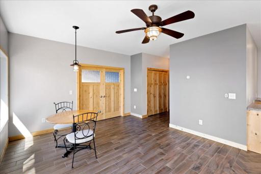 The double doors open into the owner's suite.