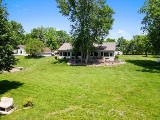 The backyard is HUGE and offers tons of space to run wild!