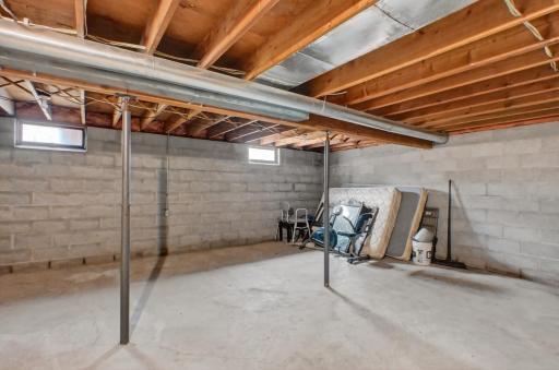 Unfinished basement