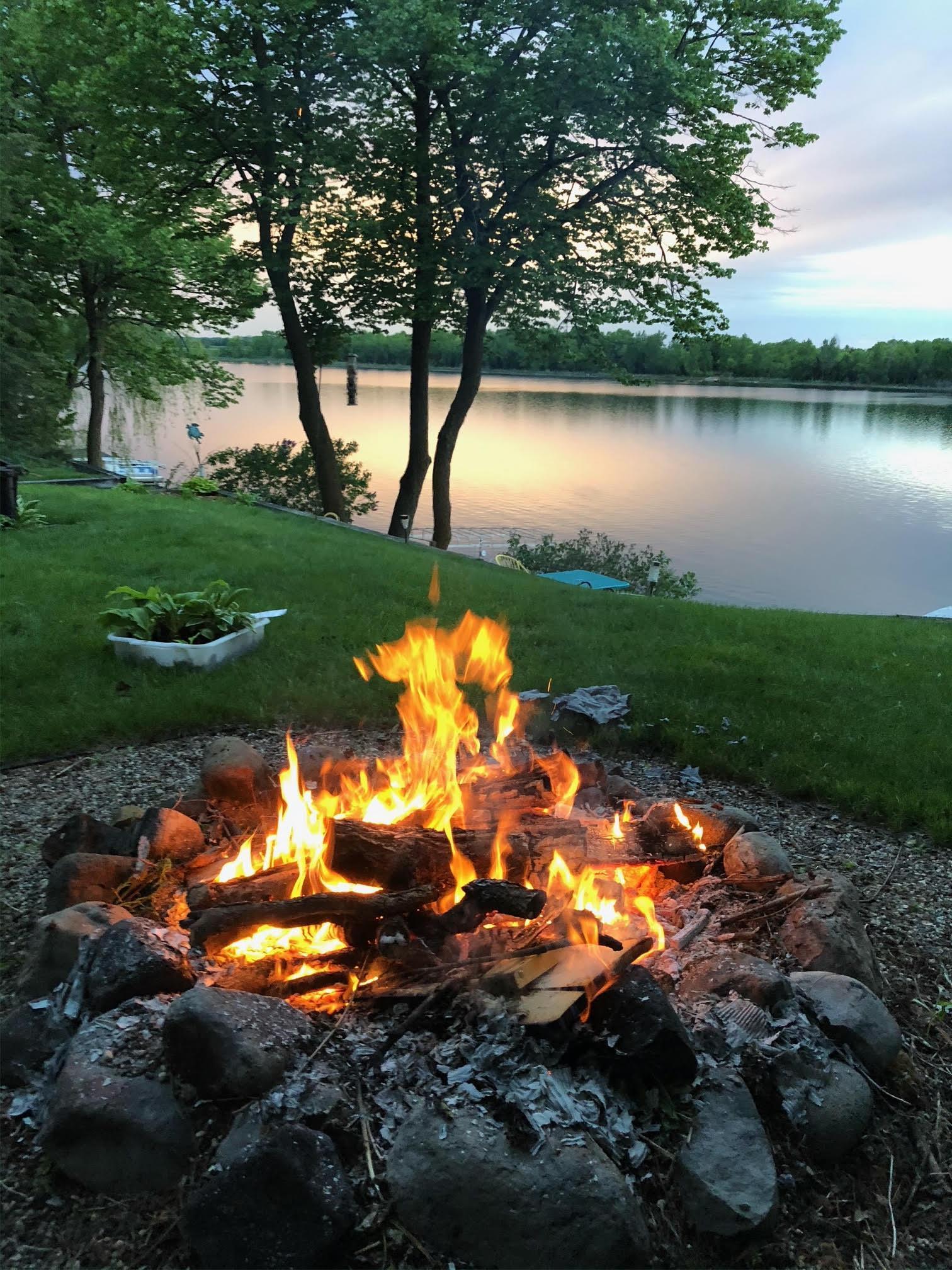 Tranquil nights around the firepit