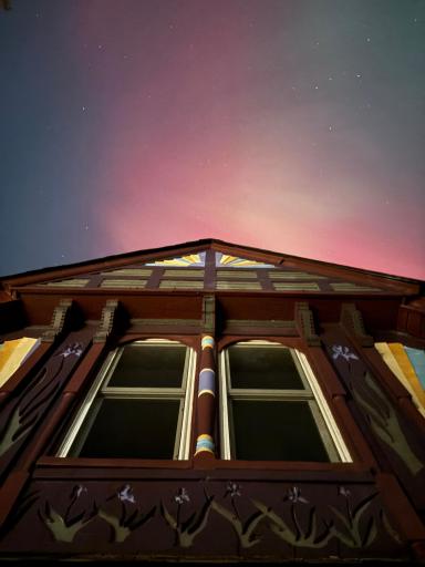Northern lights seen on upper deck