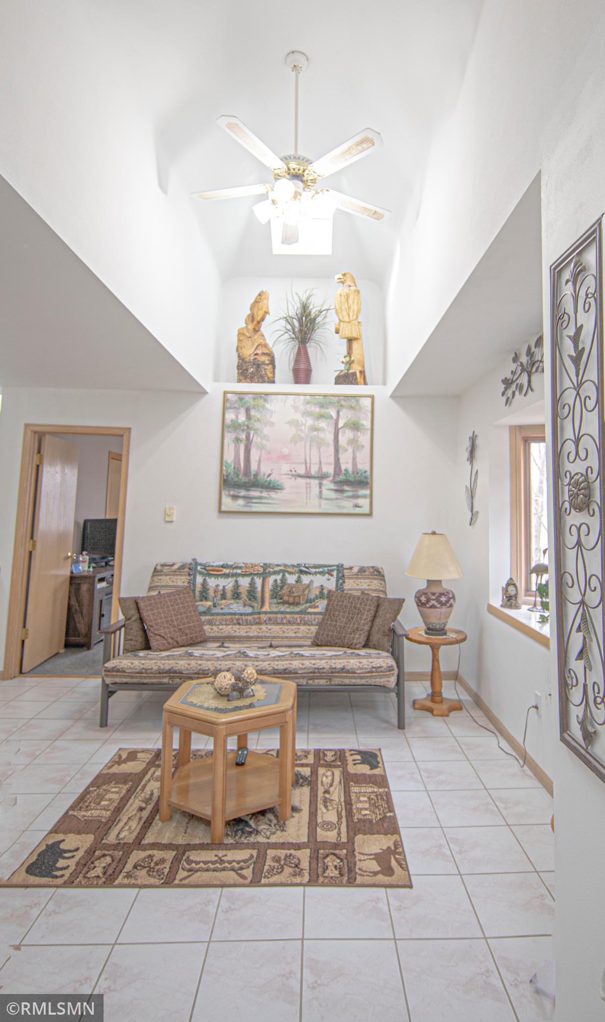 Walk in to the sitting area, kick off the shoes and relax!