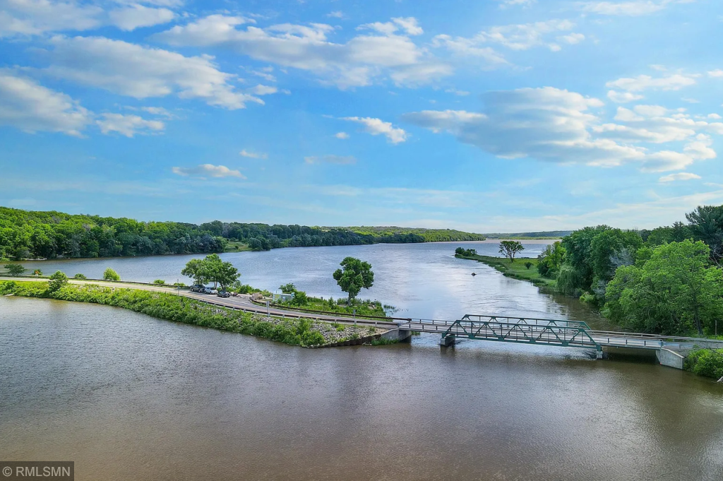 Enjoy walking path access to the beautiful Mississippi River.