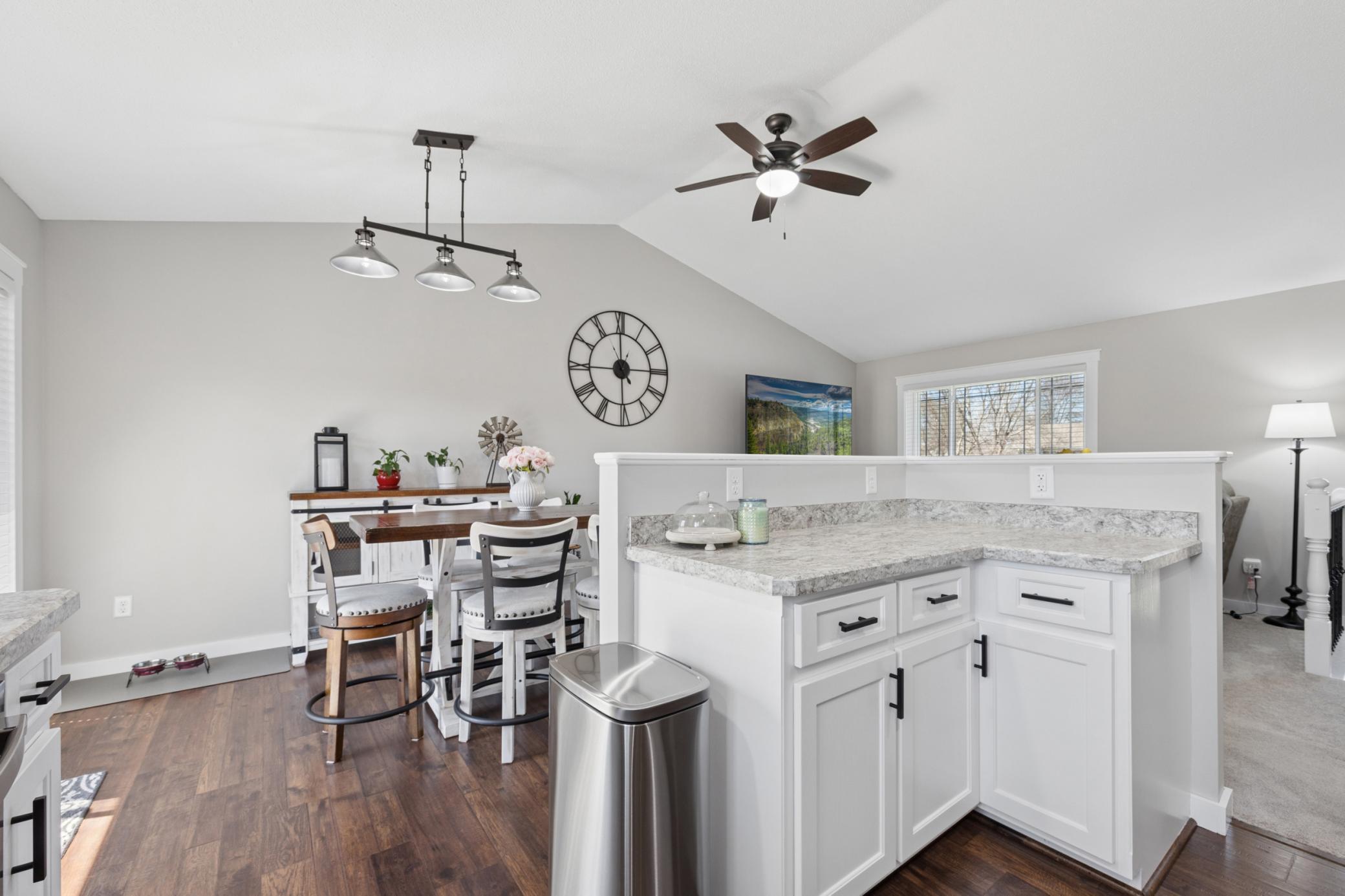 Gathering together in your dining area and chatting while you cook is easy.jpg