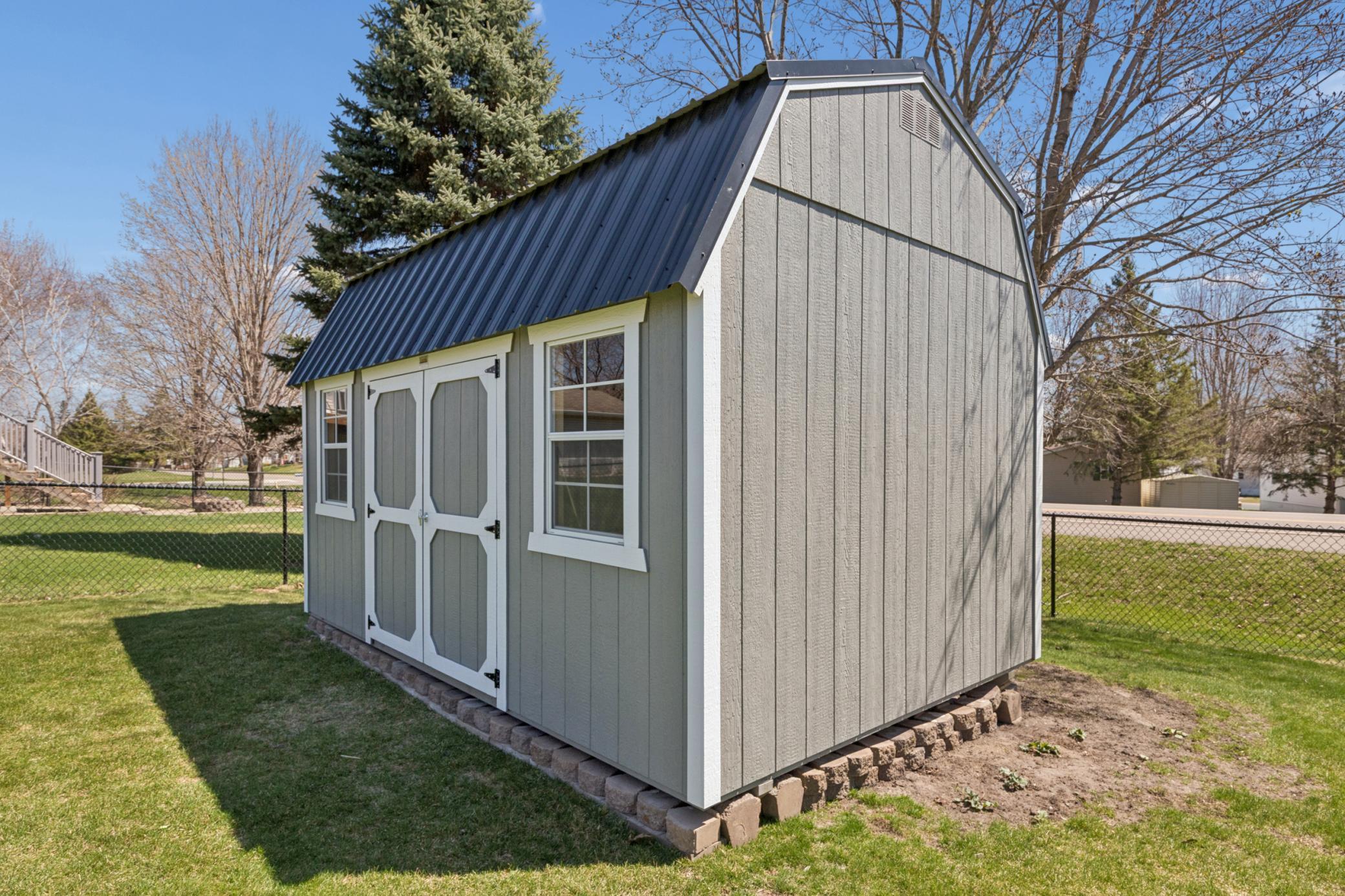 Need even more storage? The new shed has 2 lofts!