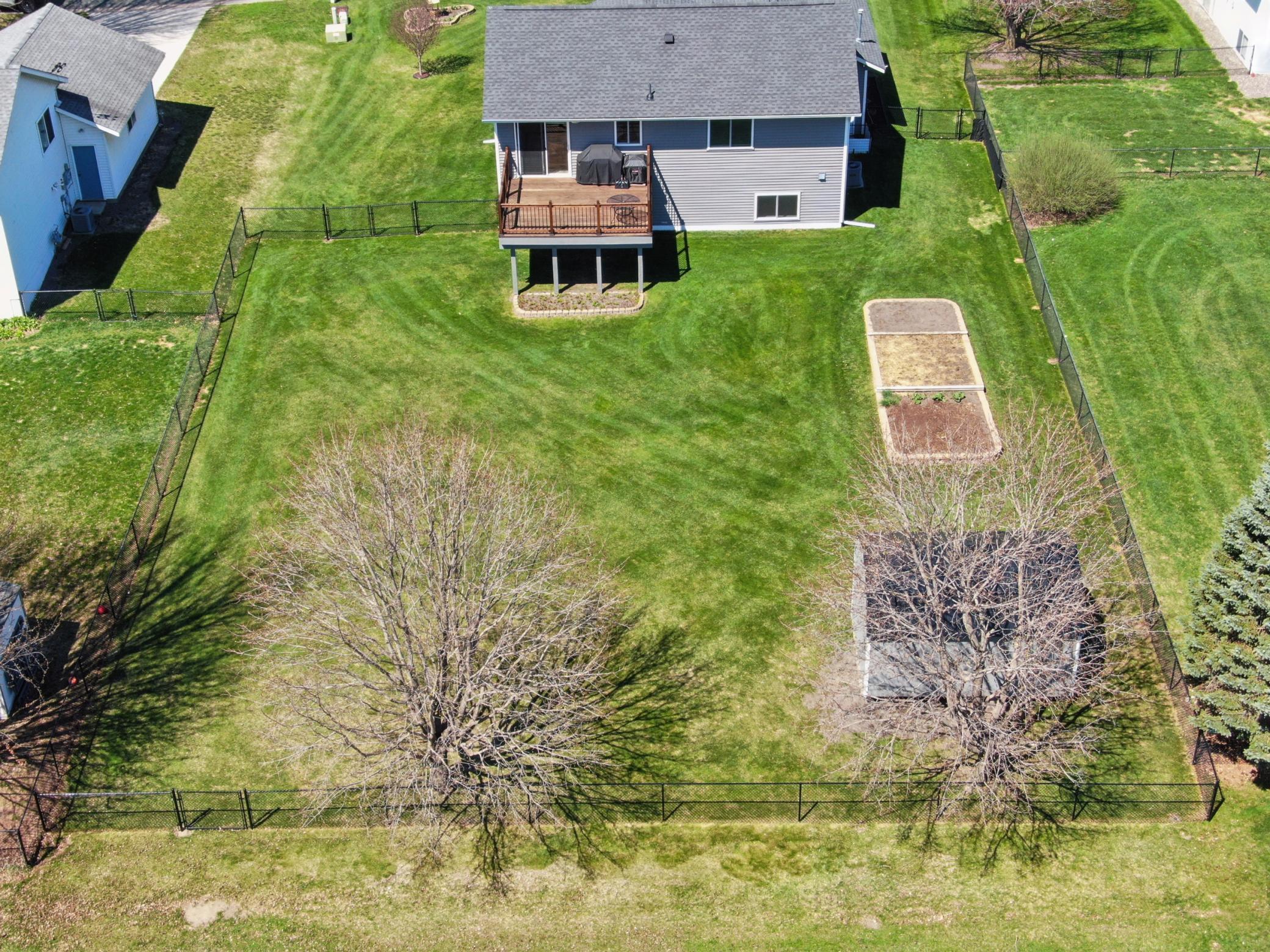 Imagine yourself relaxing or gardening in your new space.