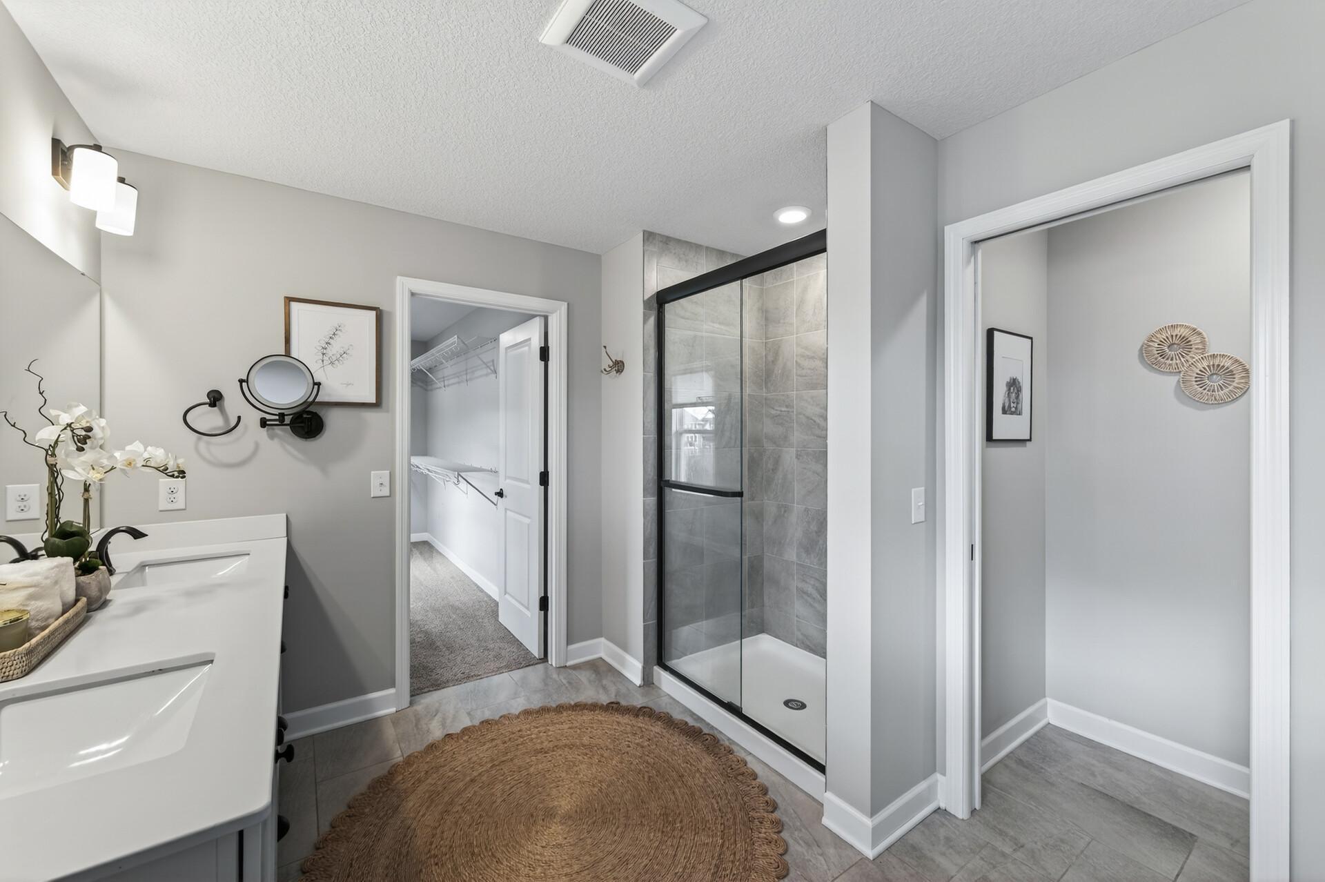 Primary Bathroom Walk-in Shower as well