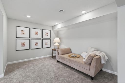Extra Sitting Nook in Lower Level
