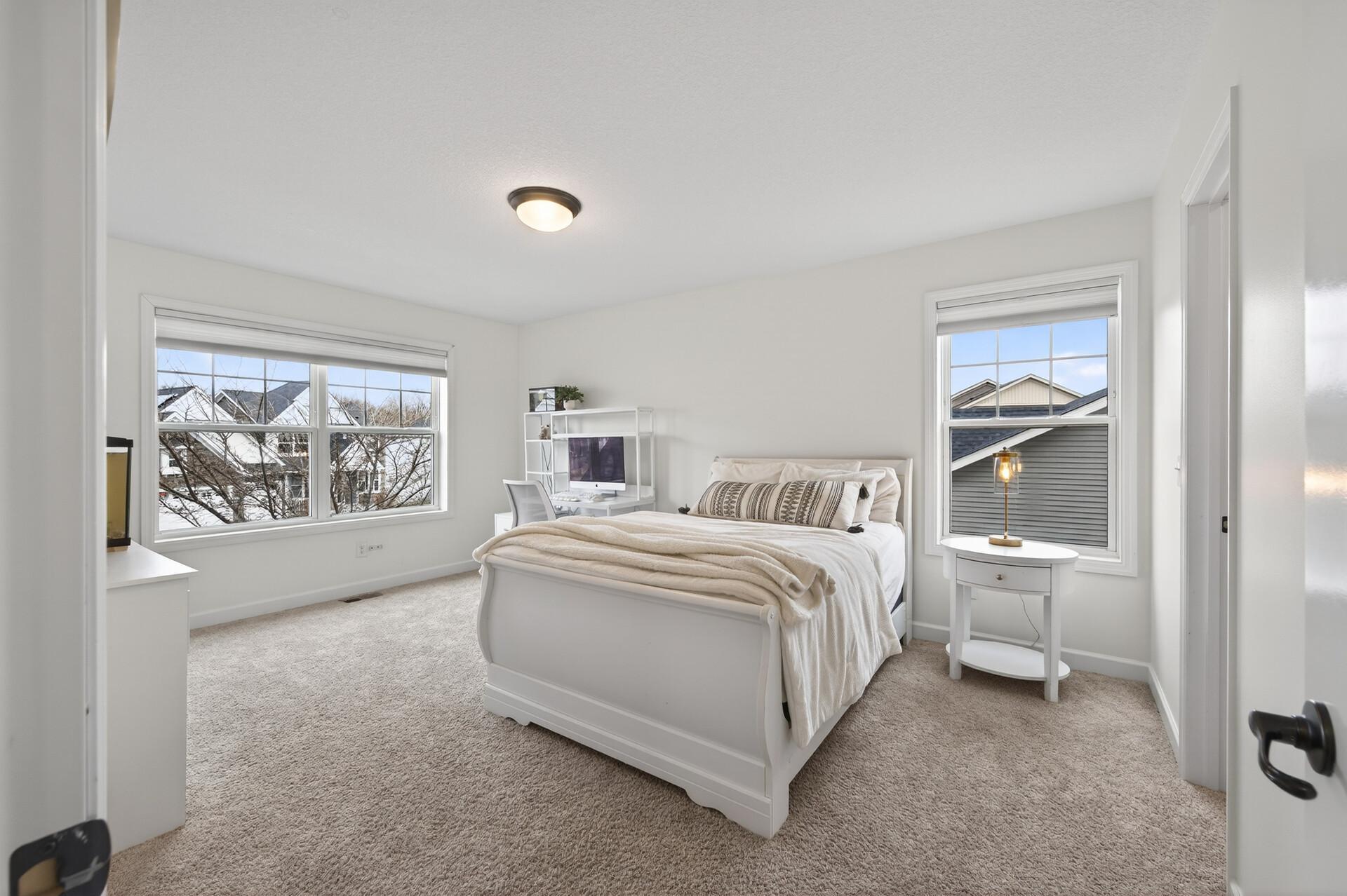 Bedroom Three featuring 2 windows