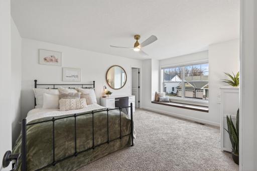 Bedroom 2 with Window Seat!