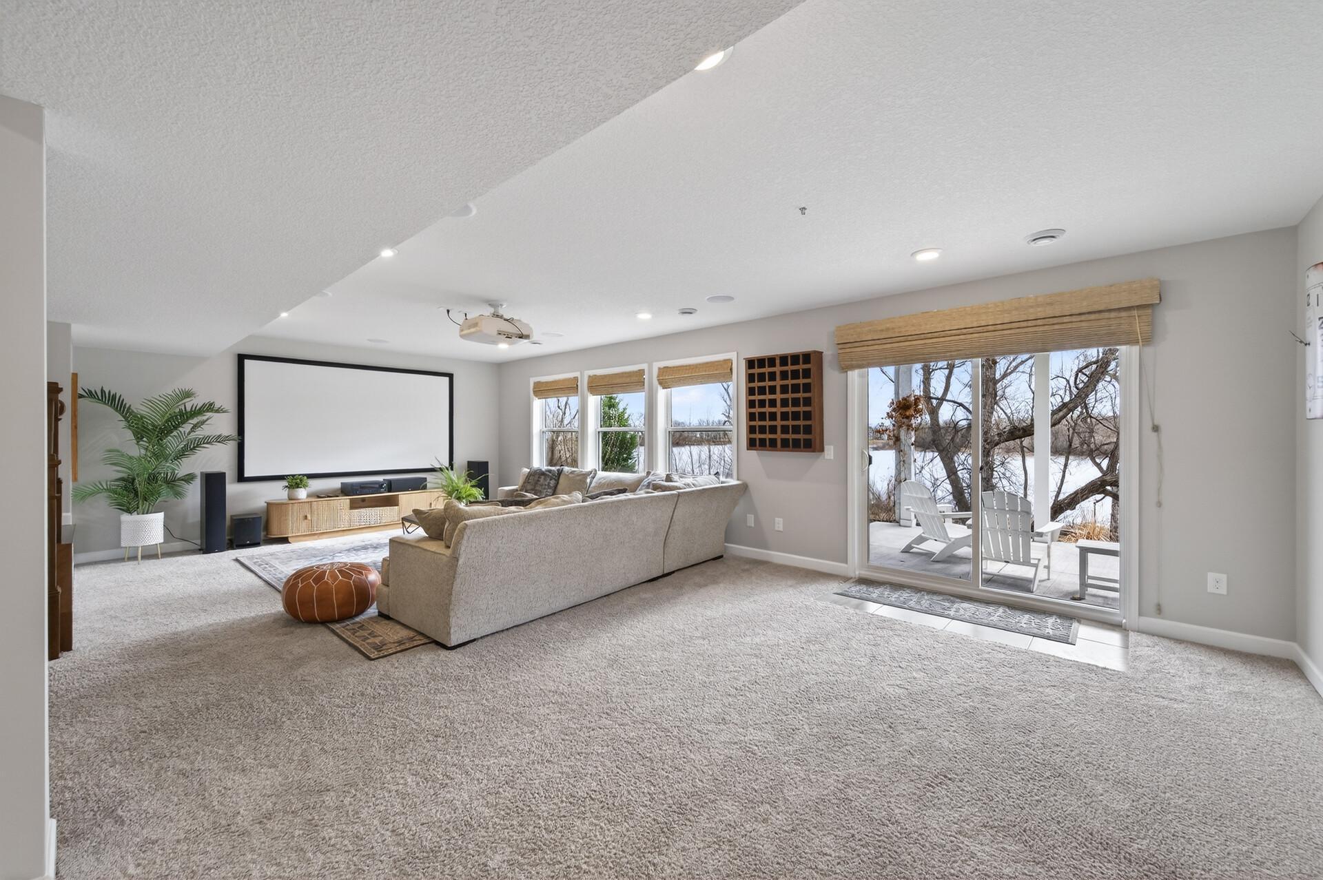 Lake views from Family Room