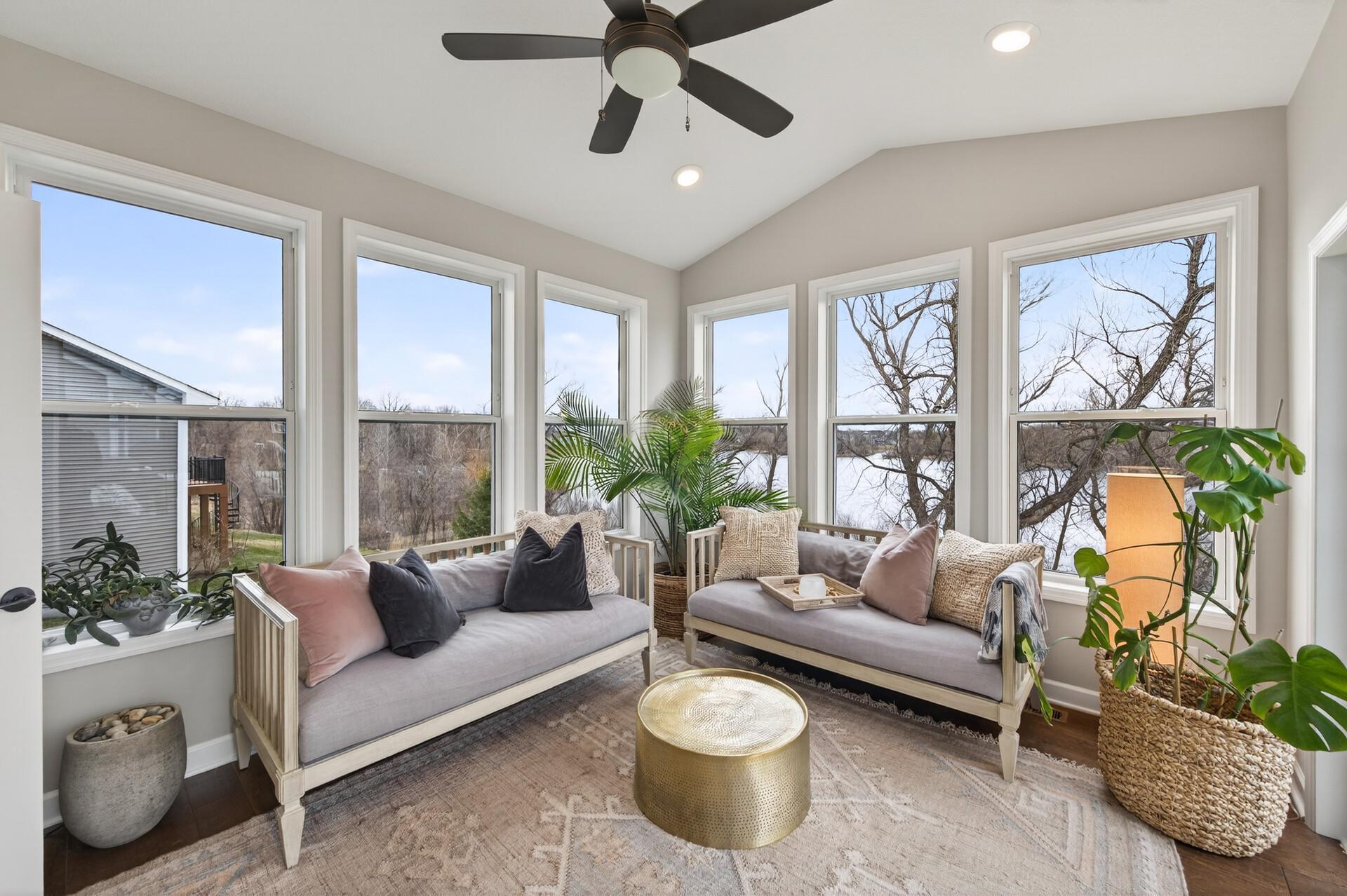 Vaulted Ceiling and Pouring Daylight