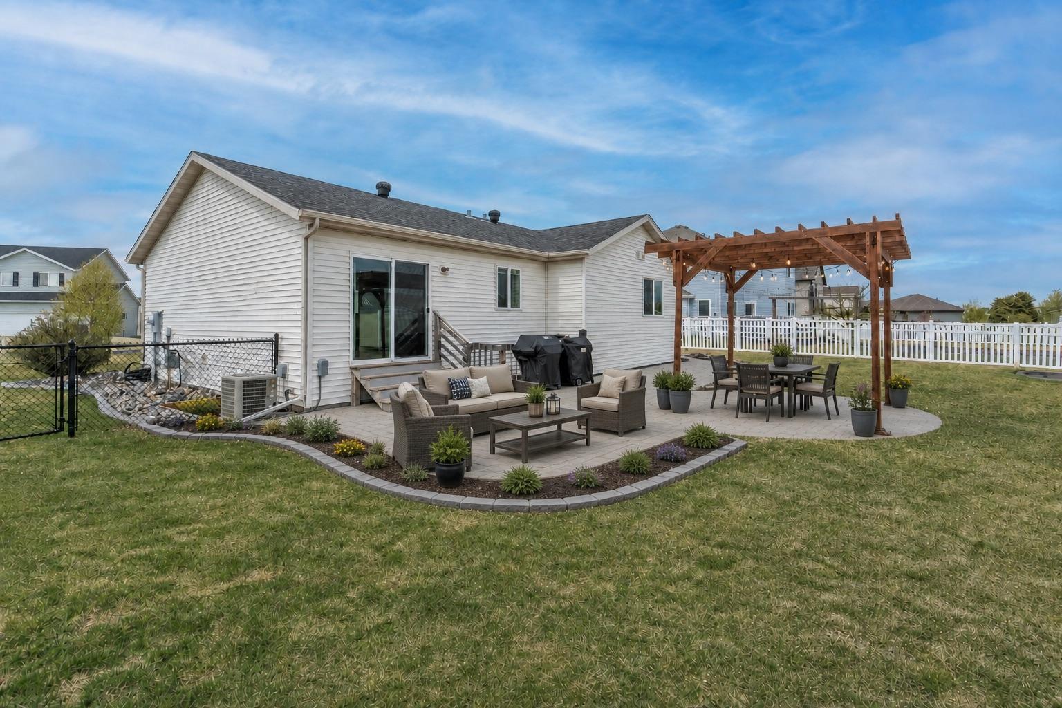 Patio with Room for Entertaining - Digitally Altered