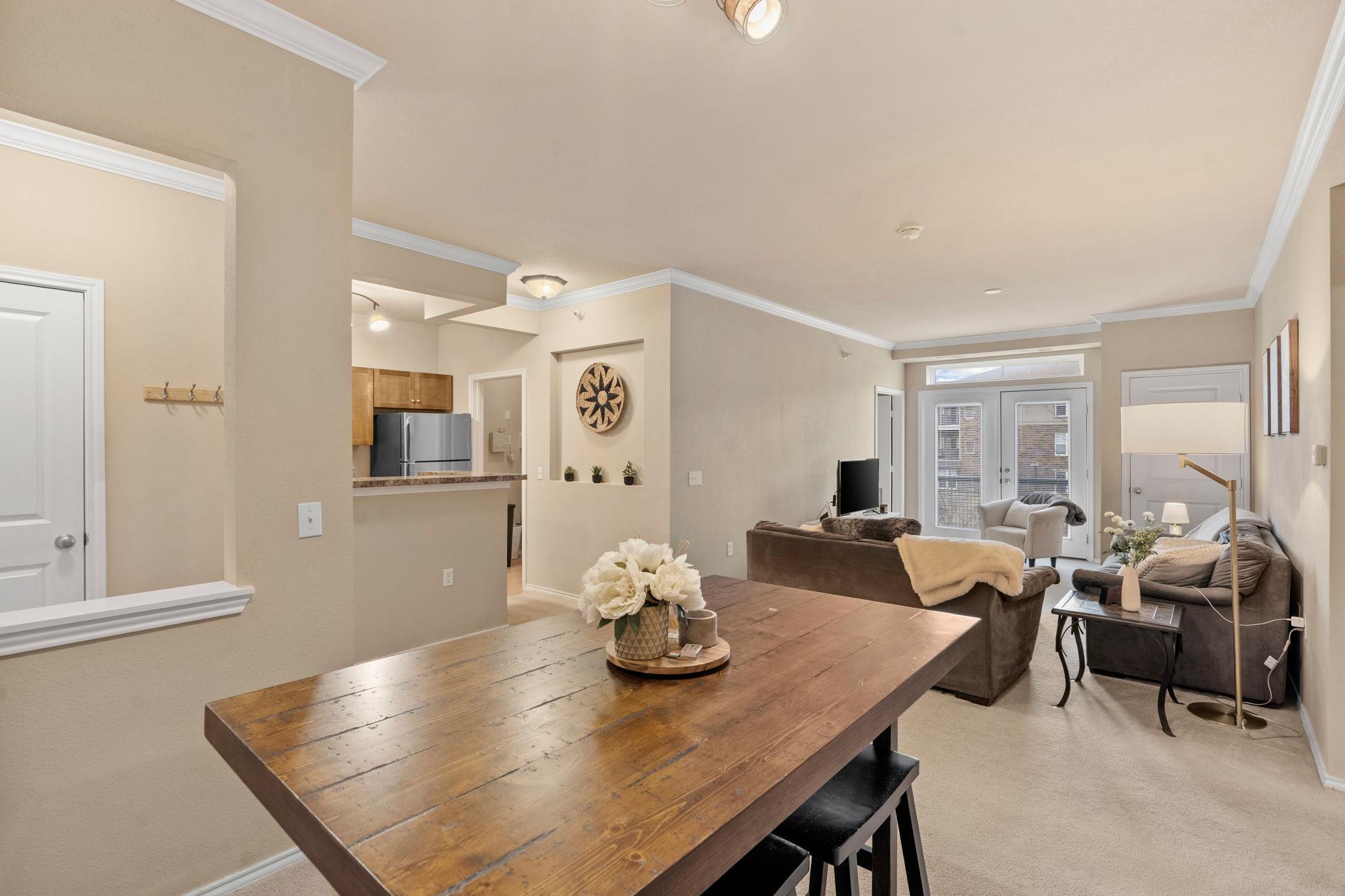 informal dining space