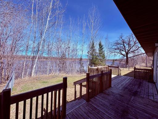 River view from back deck spring