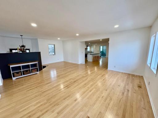 Living space without furniture