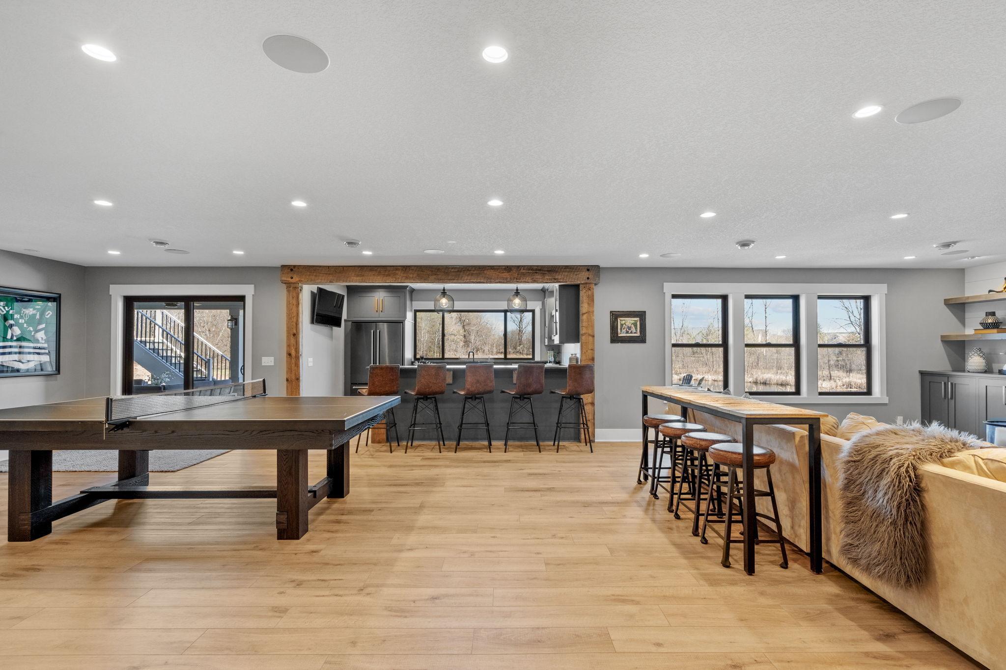 Built for hosting. Open flow to the family room and game area keeps everyone connected while still giving you a dedicated entertaining zone.