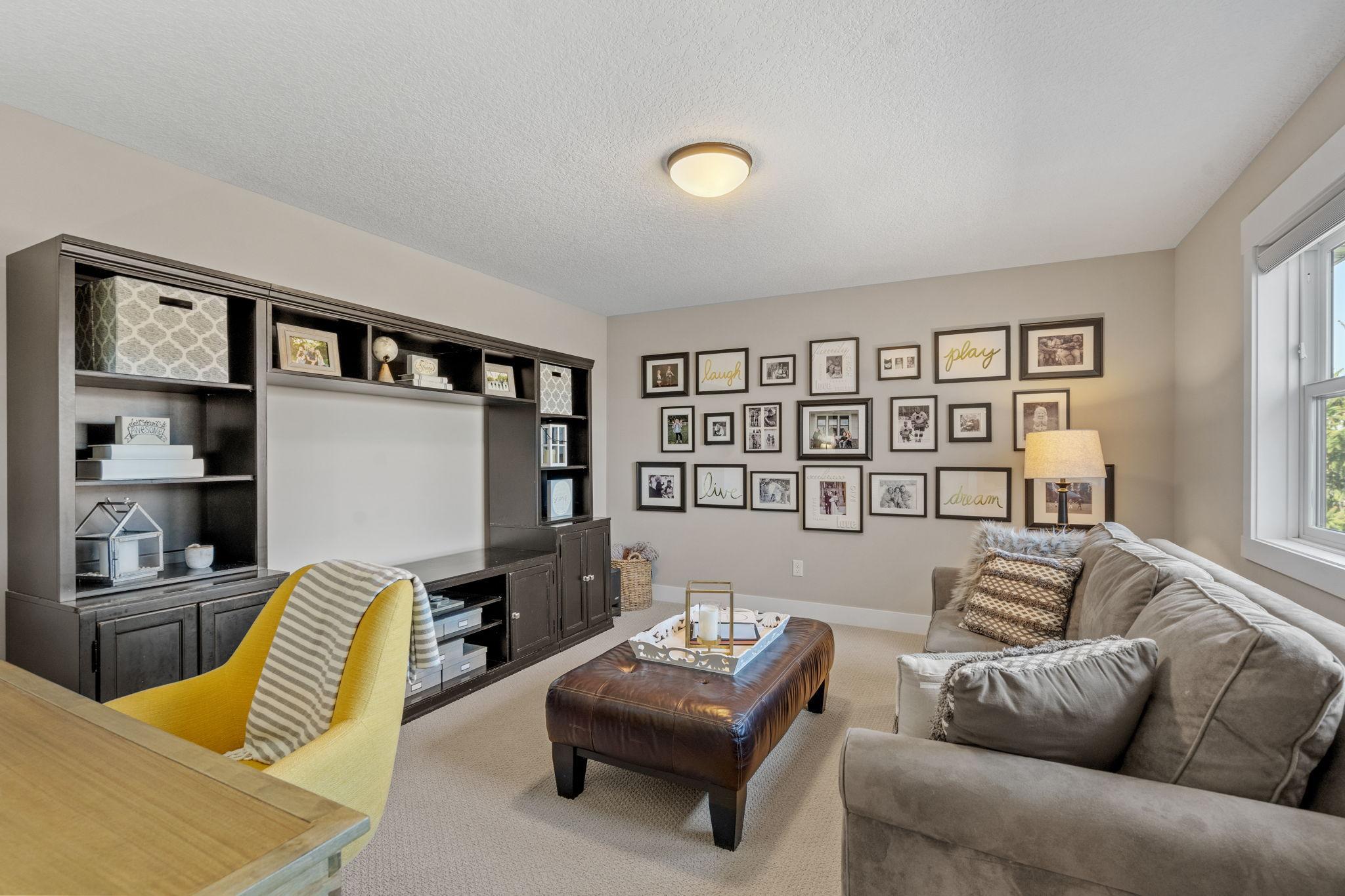 Need extra space? This upper-level bonus room delivers with endless possibilities that make it as practical as it is inviting.