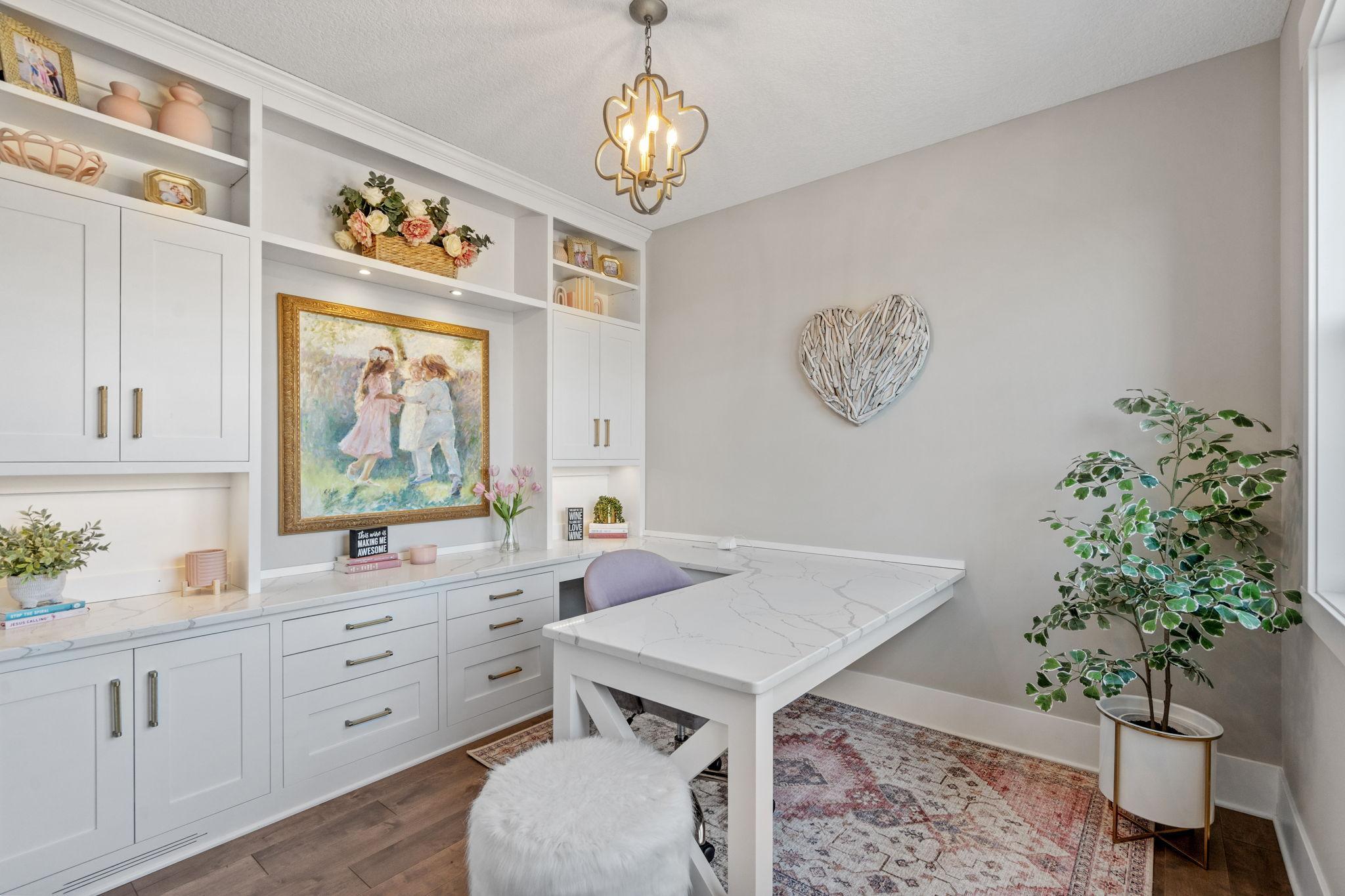 Main floor office #2 provides a separate, quiet setting ideal for focus, productivity, or a secondary workspace.