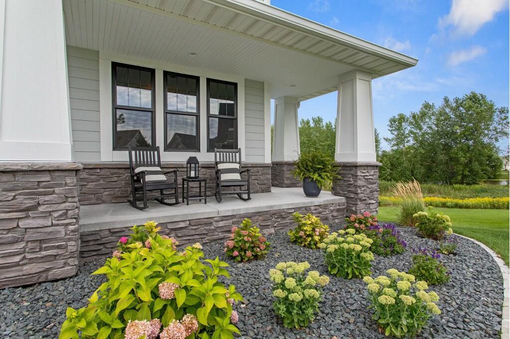 Welcoming front porch offers a charming first impression and the perfect spot to relax and unwind.