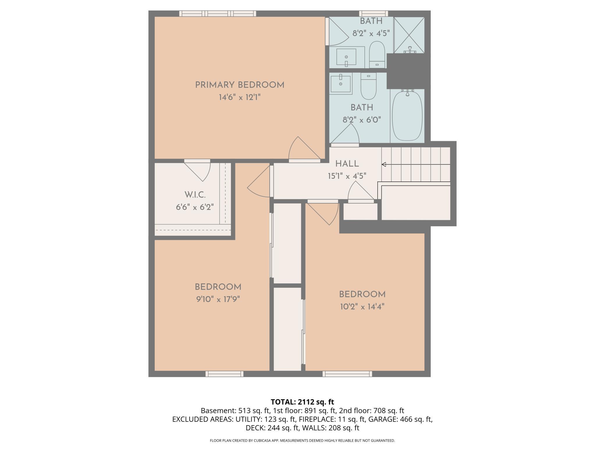 Upper Level Floor Plan