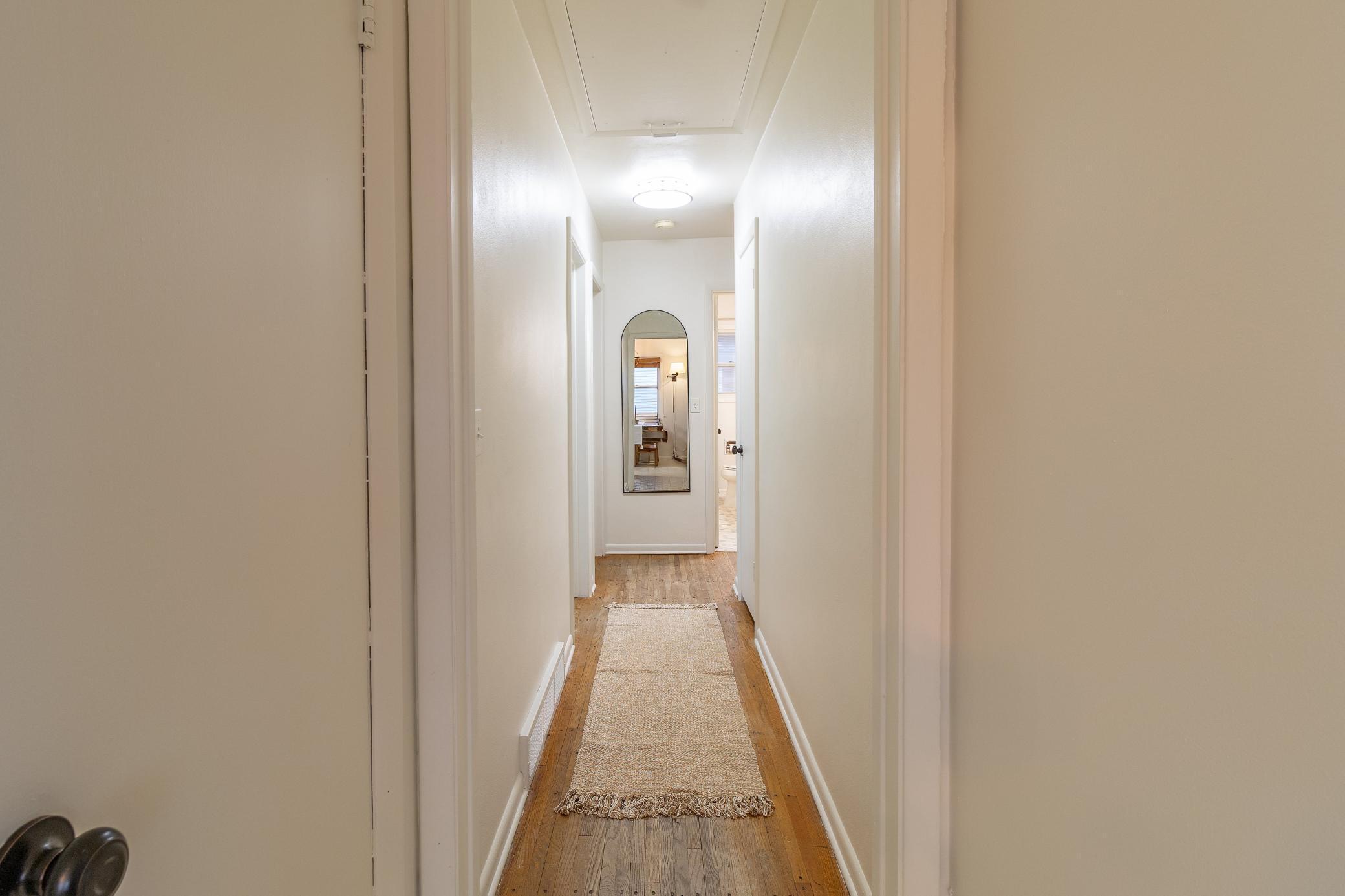 Hallway to Bedrooms and Bathroom