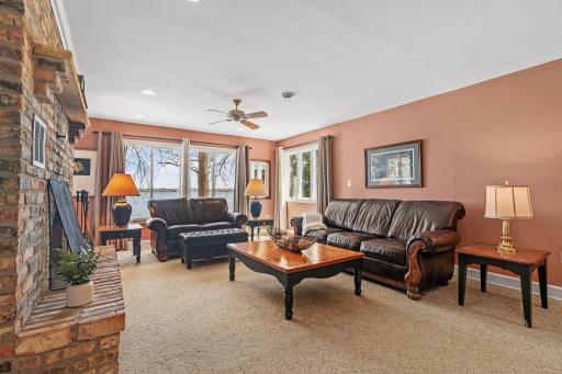 Hardwood floors, warm recessed lighting, and a wall of windows. This is the room where you realize what you've been missing every weekend you weren't here.