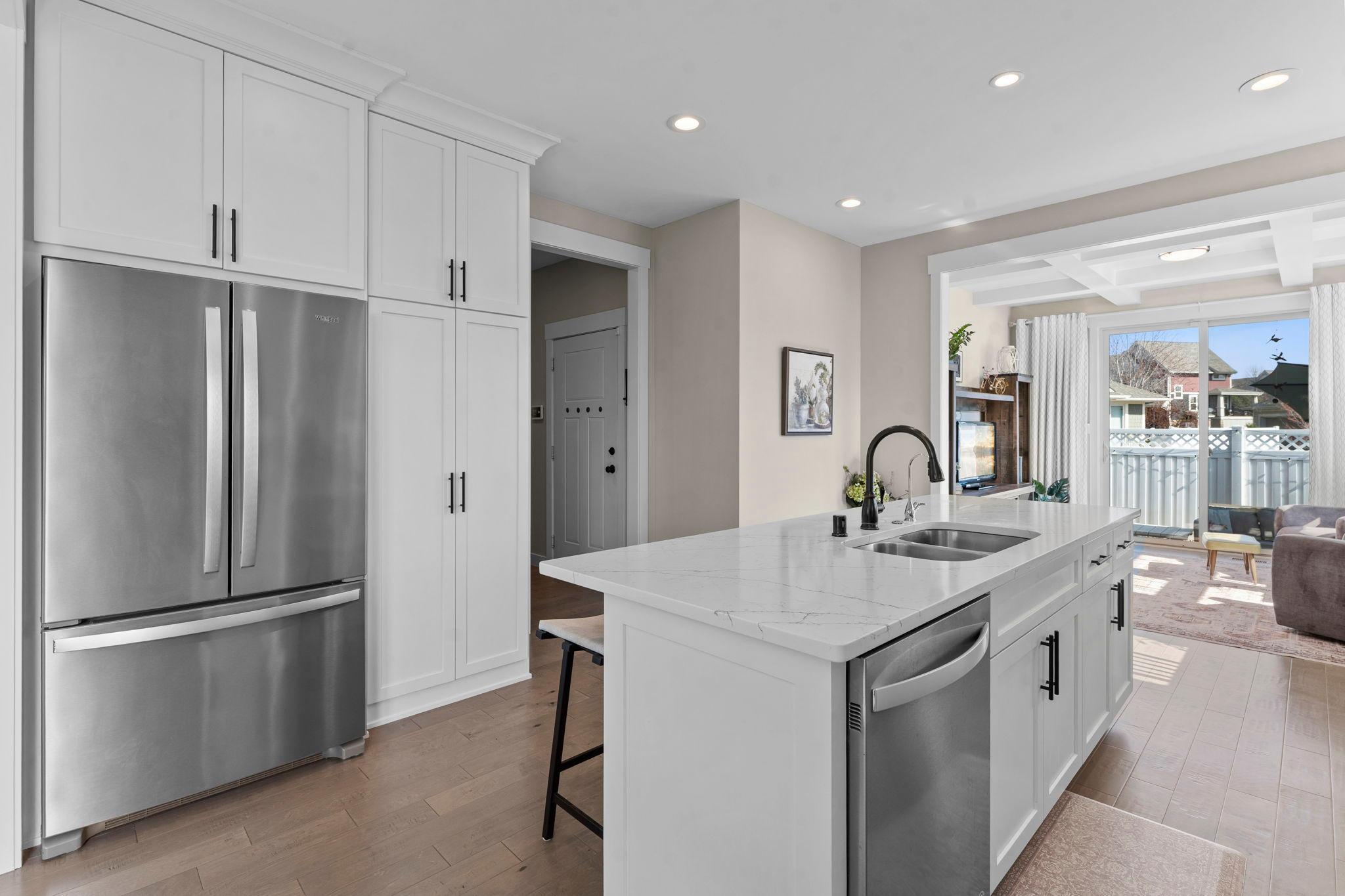 Kitchen with tons of cabinets and pantry