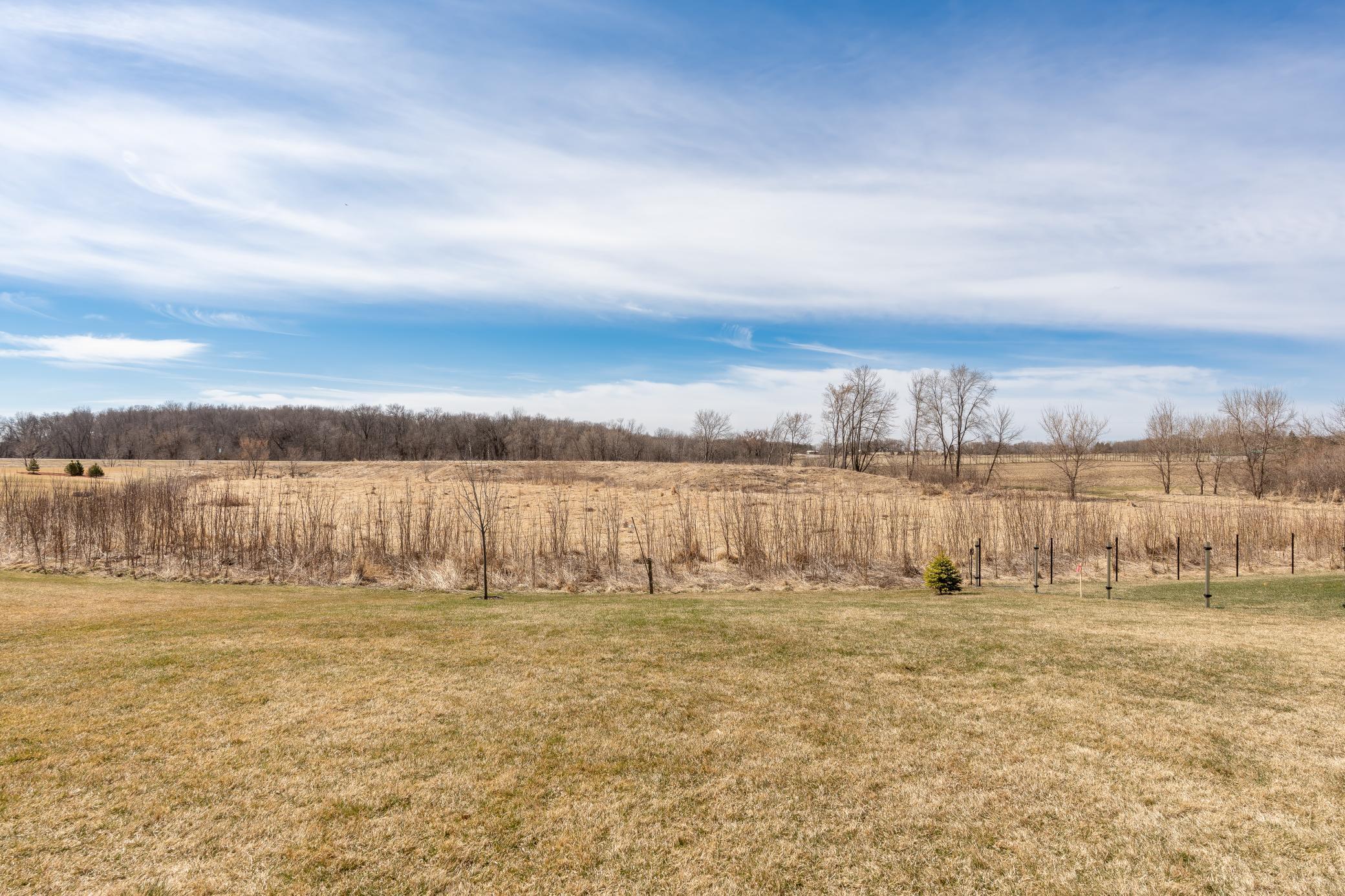 Enjoy quiet wetland views and no backyard neighbors—nothing but open space behind you