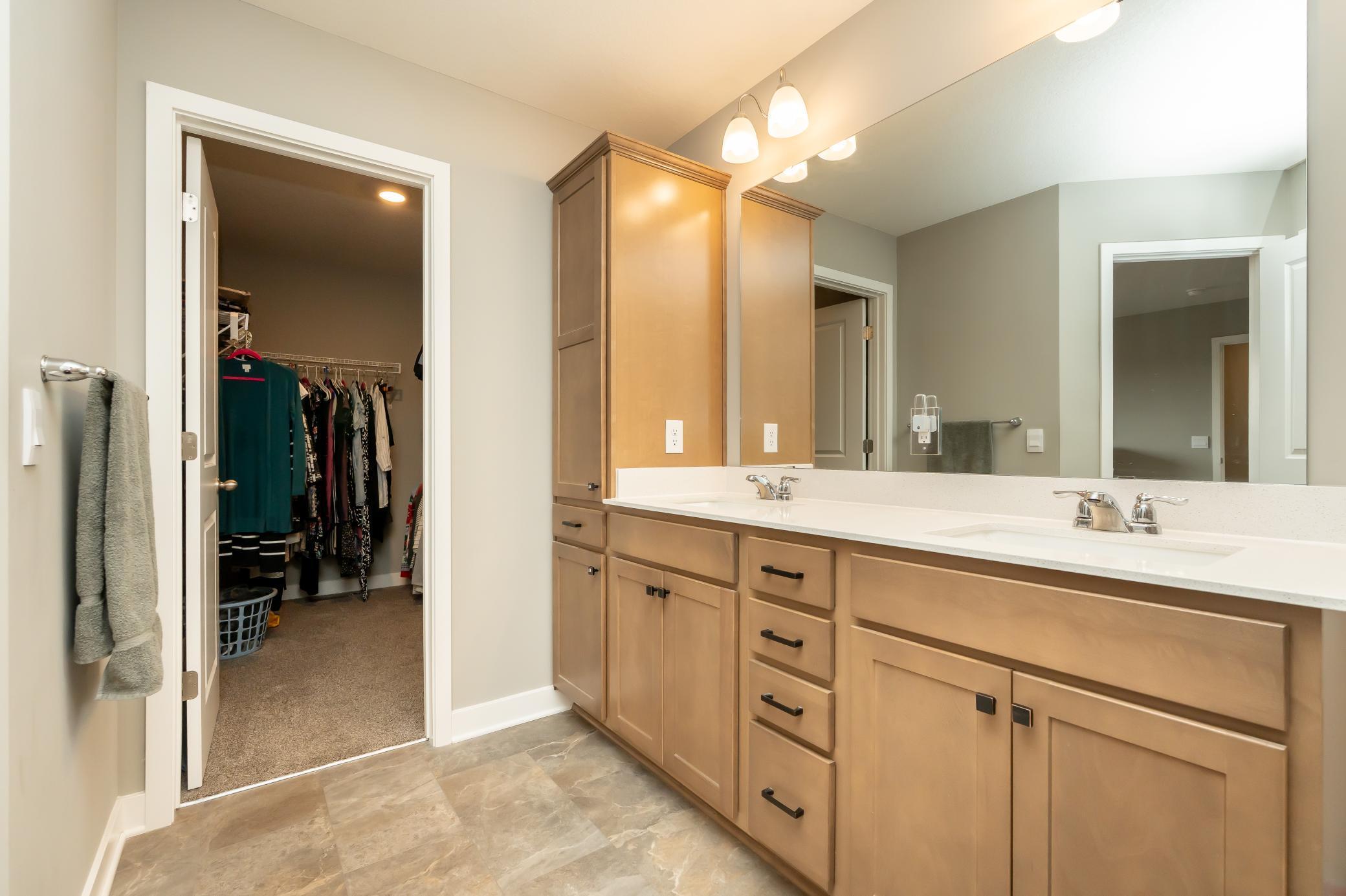 2nd spacious walk-in closet in your Primary ensuite