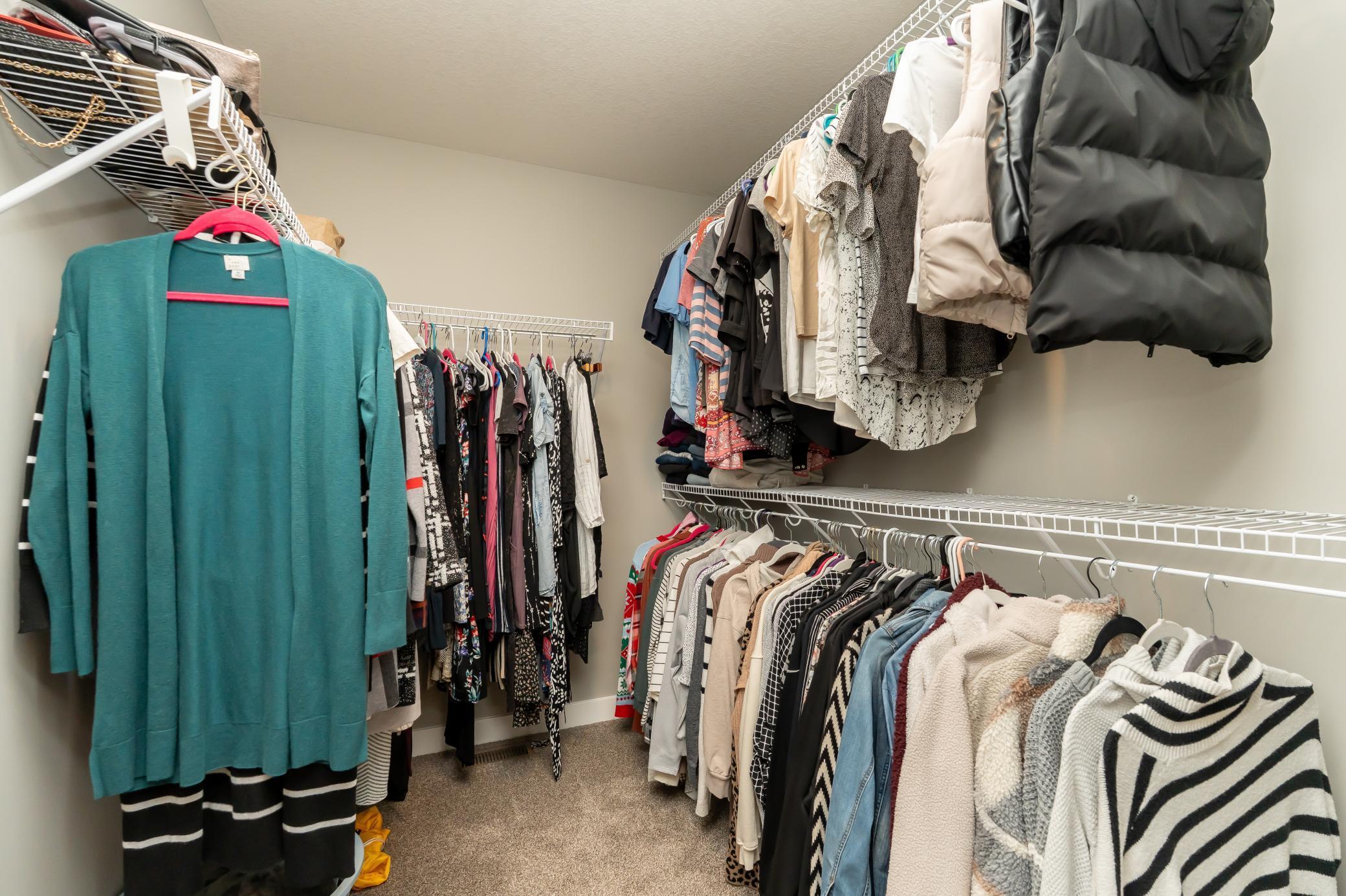 Very large and spacious closet