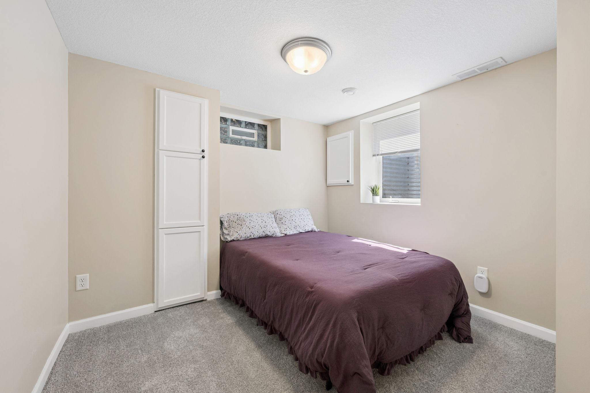 Third bedroom and adjacent 3/4 bath is the perfect spot for guests!