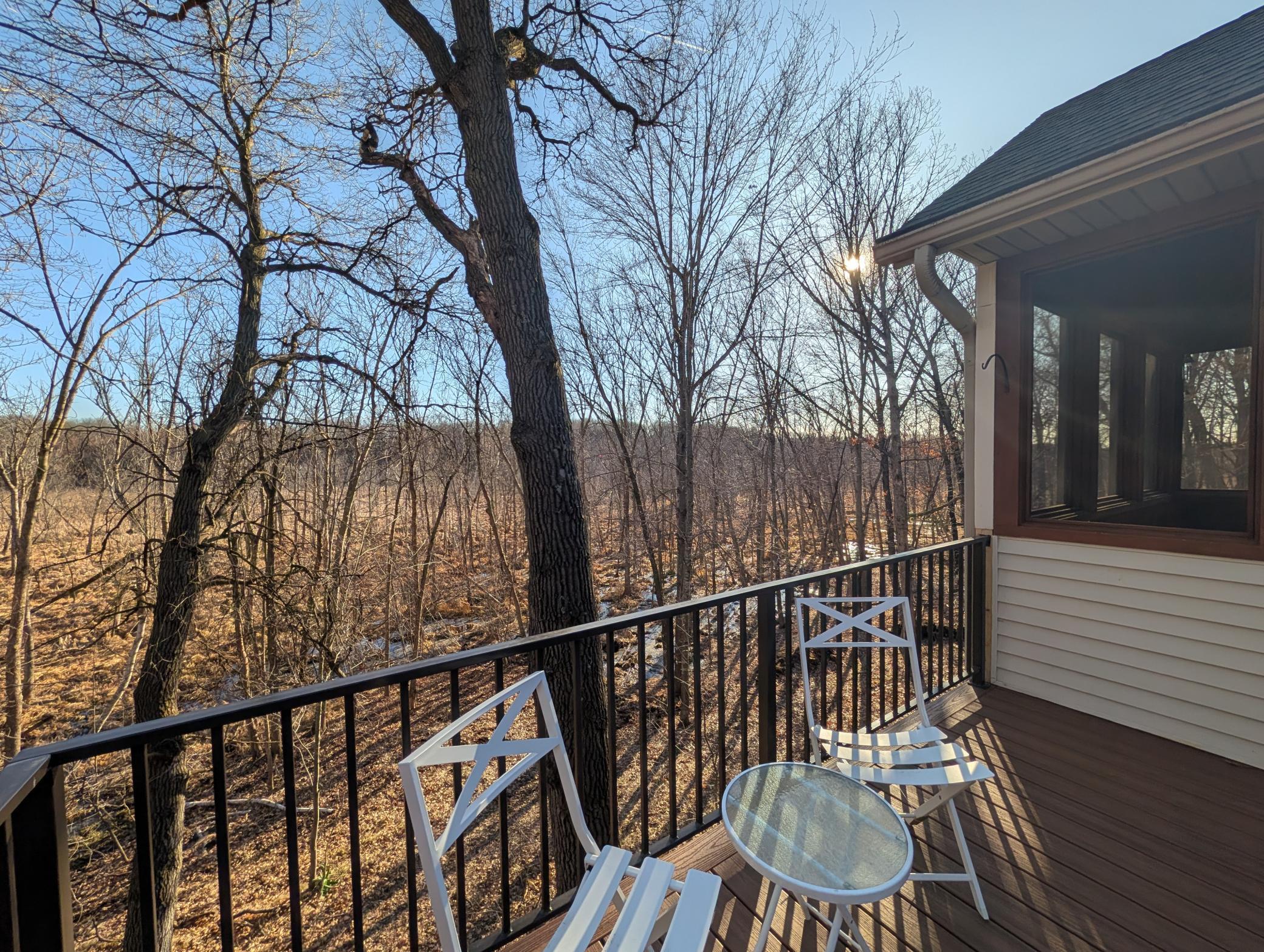 Views from the large deck