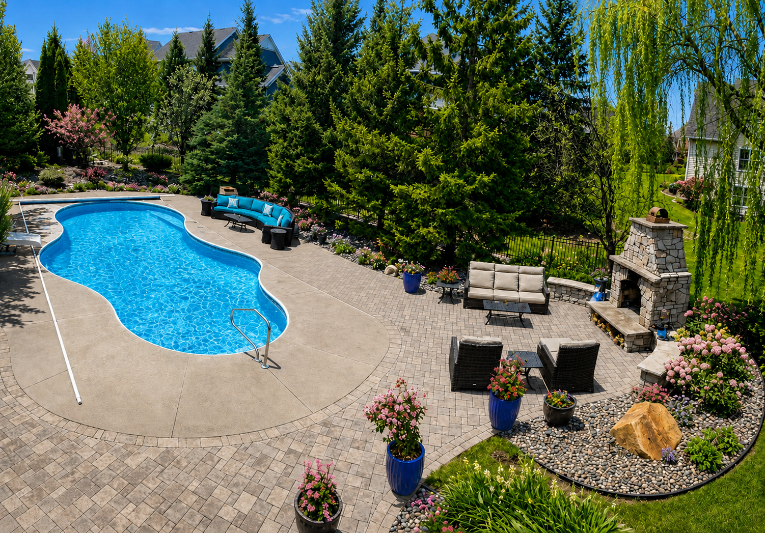 Experience a lifetime in your Backyard luxury Oasis complete with outdoor living at its best!