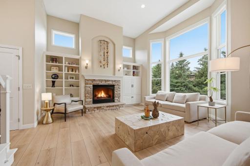 Upon entering the foyer, your eyes will gravitate toward 14-foot magnificent ceilings flanked by a grandiose picturesque window