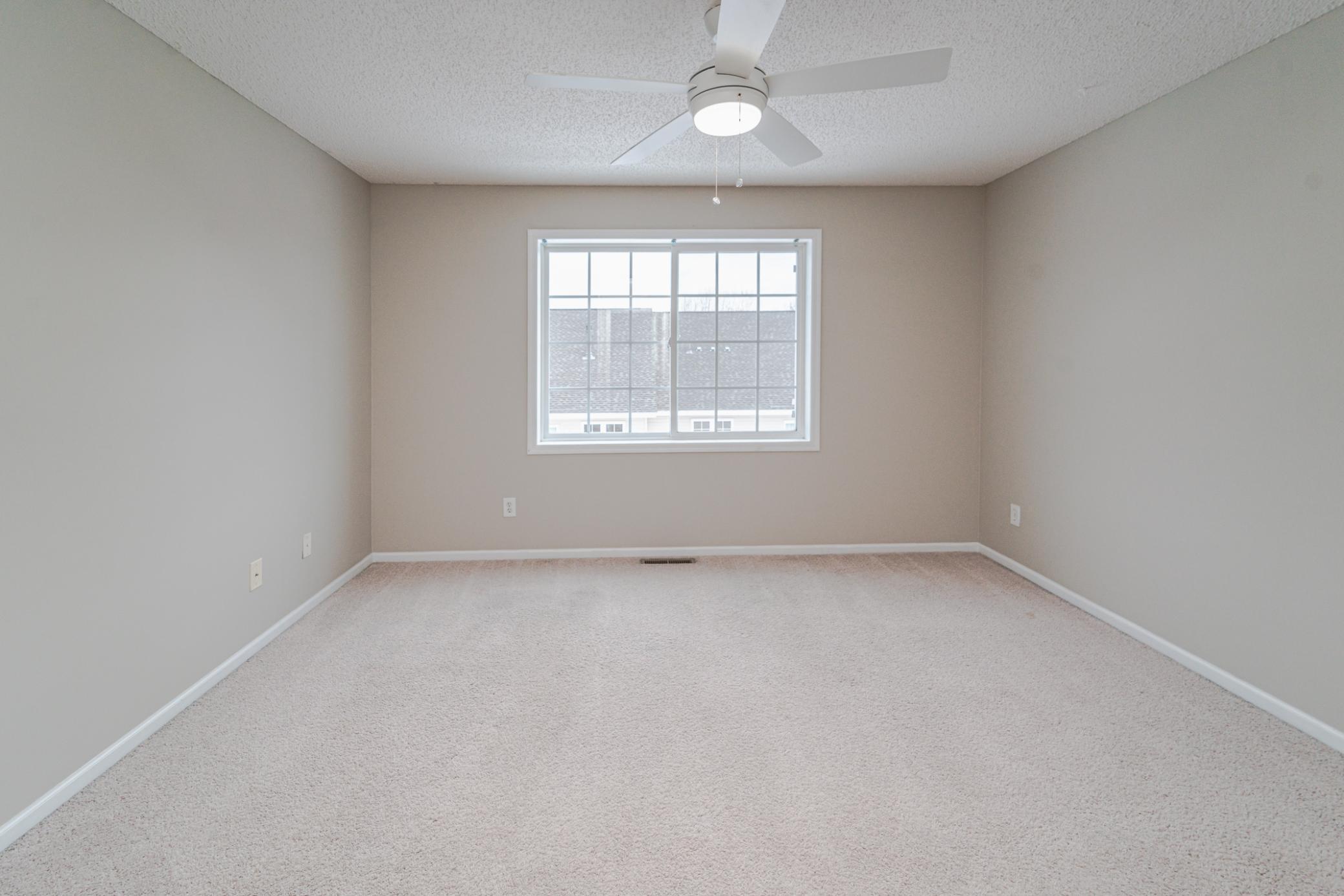 This is one of two bedrooms on the upper level.