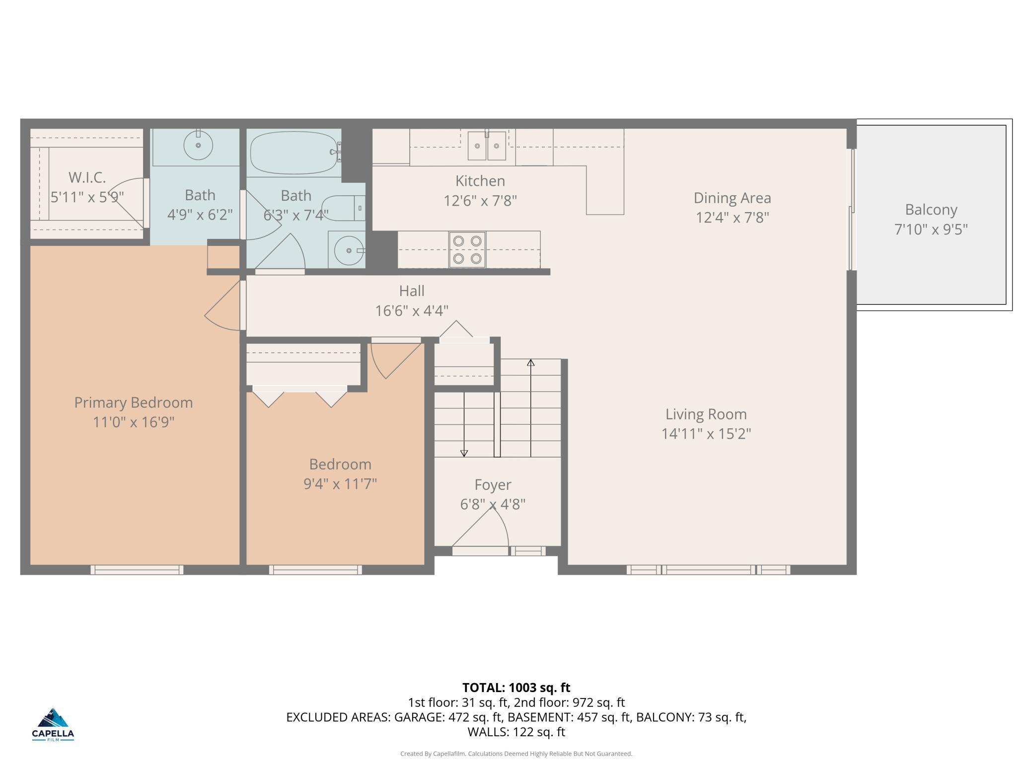 Main level floor plans
