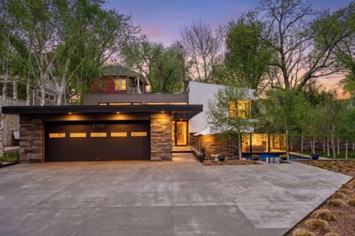 Heated driveway. Space for parking 7 vehicles.