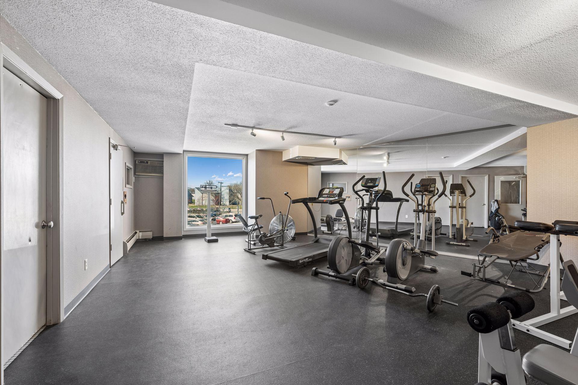 Common area Exercise room is a convenient and free to use! Save money on that gym membership!