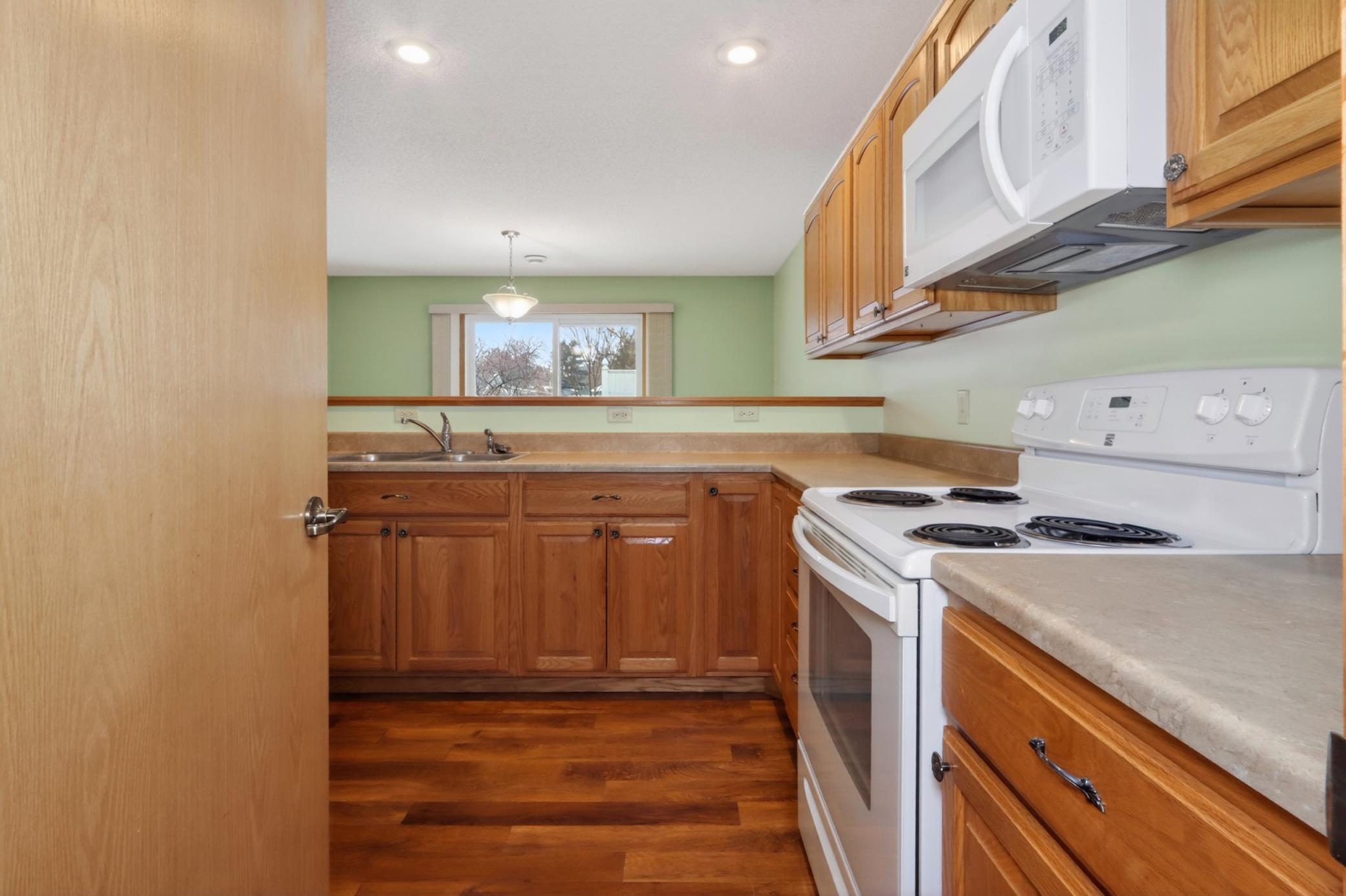 Kitchen View from Laundry Room