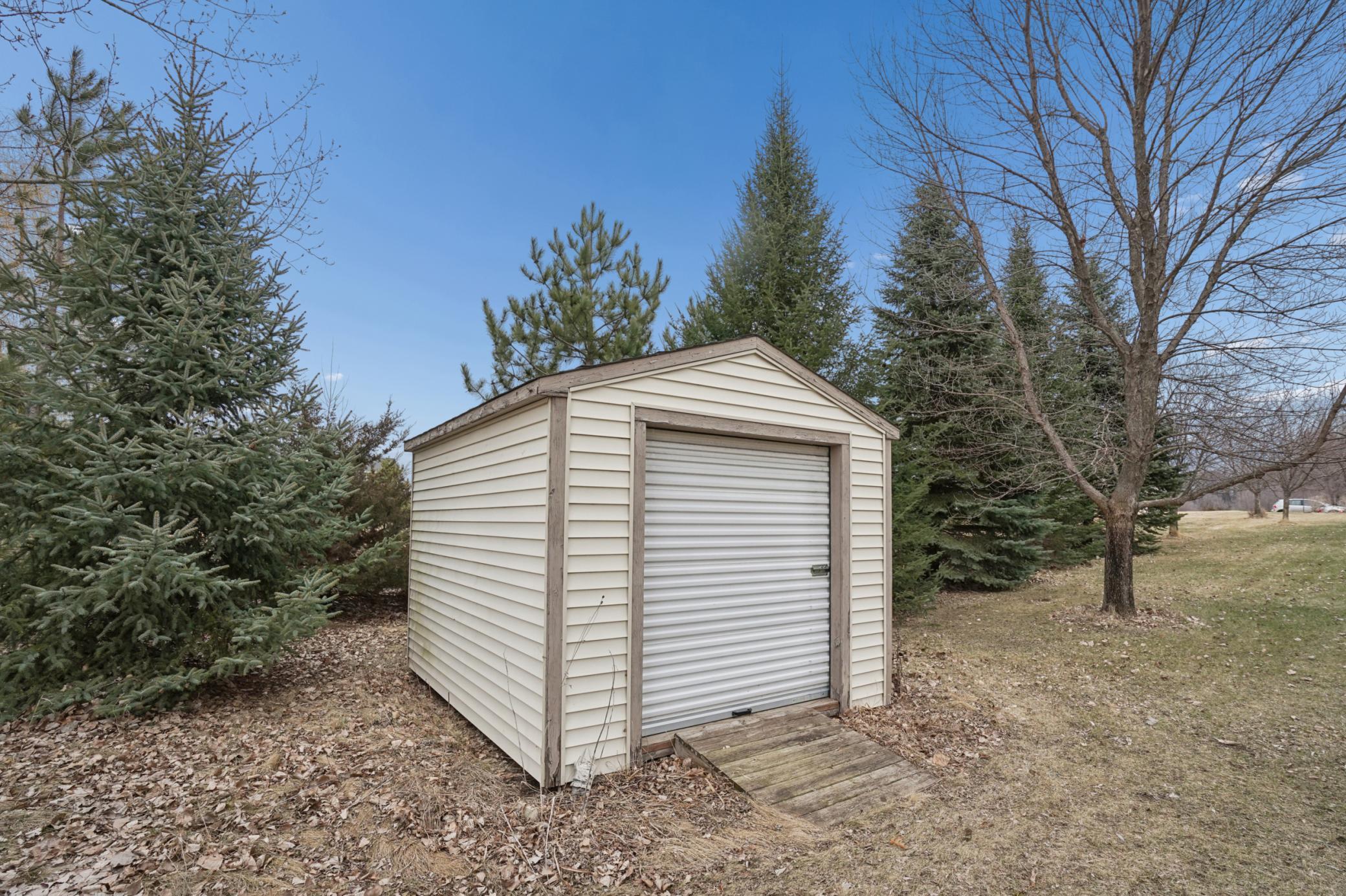 Extra storage shed