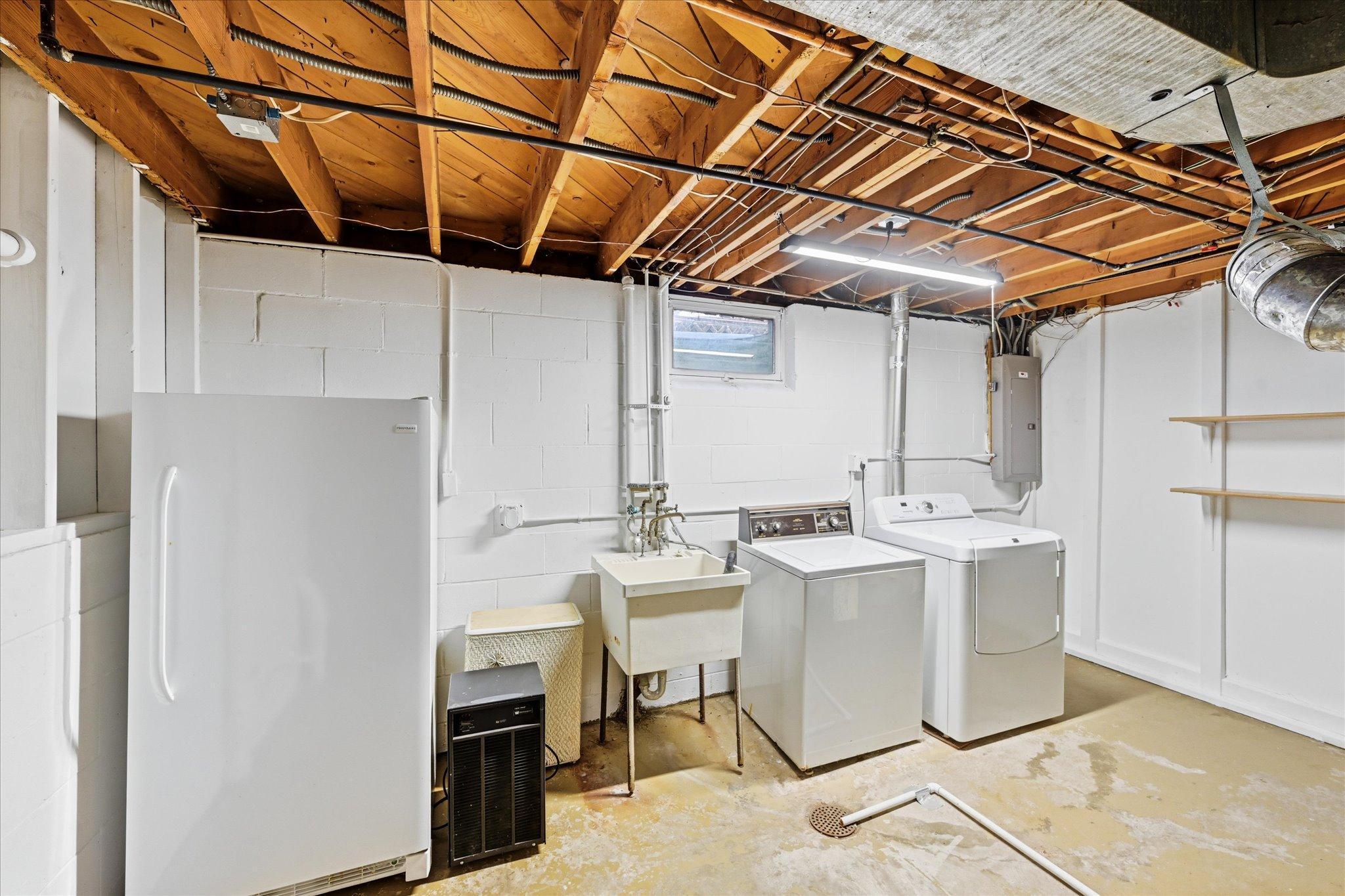 Mechanical and laundry room