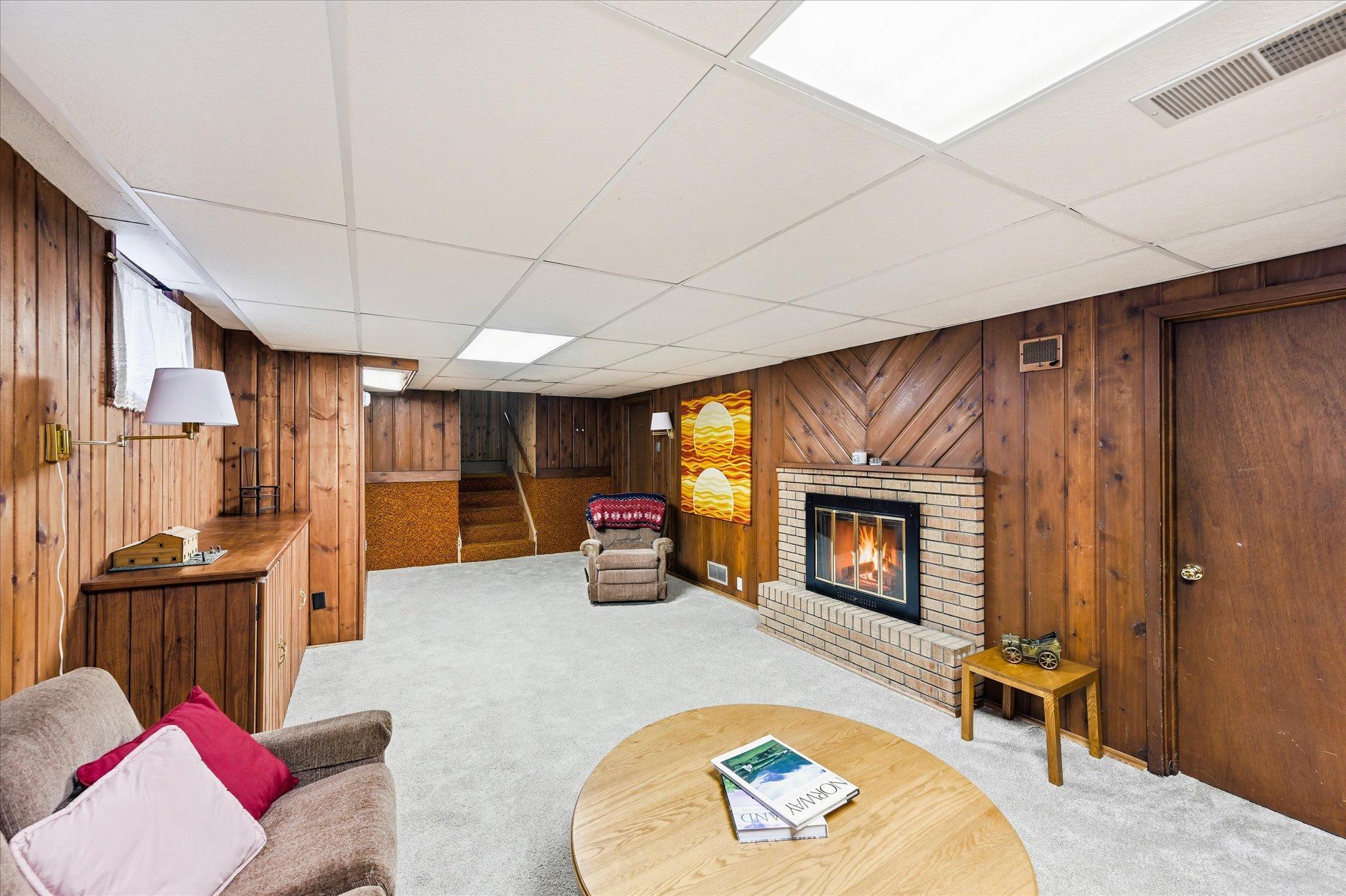 Lower level family room