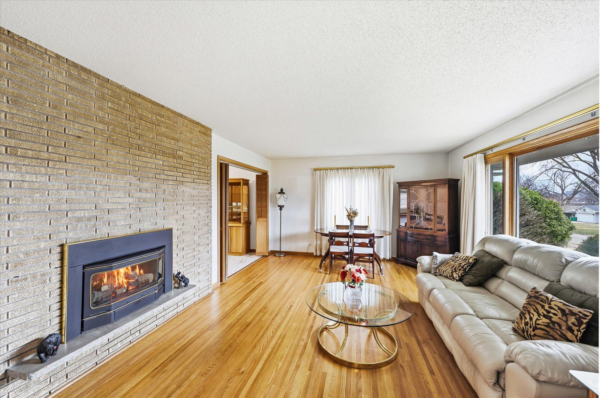 Gorgeous freshly refinished hardwood floors!