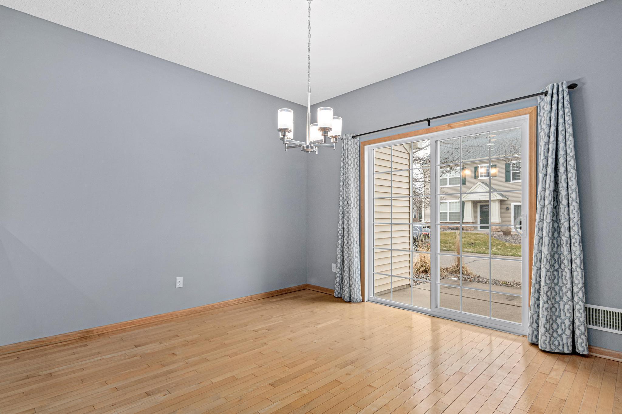Dining room with access to patio